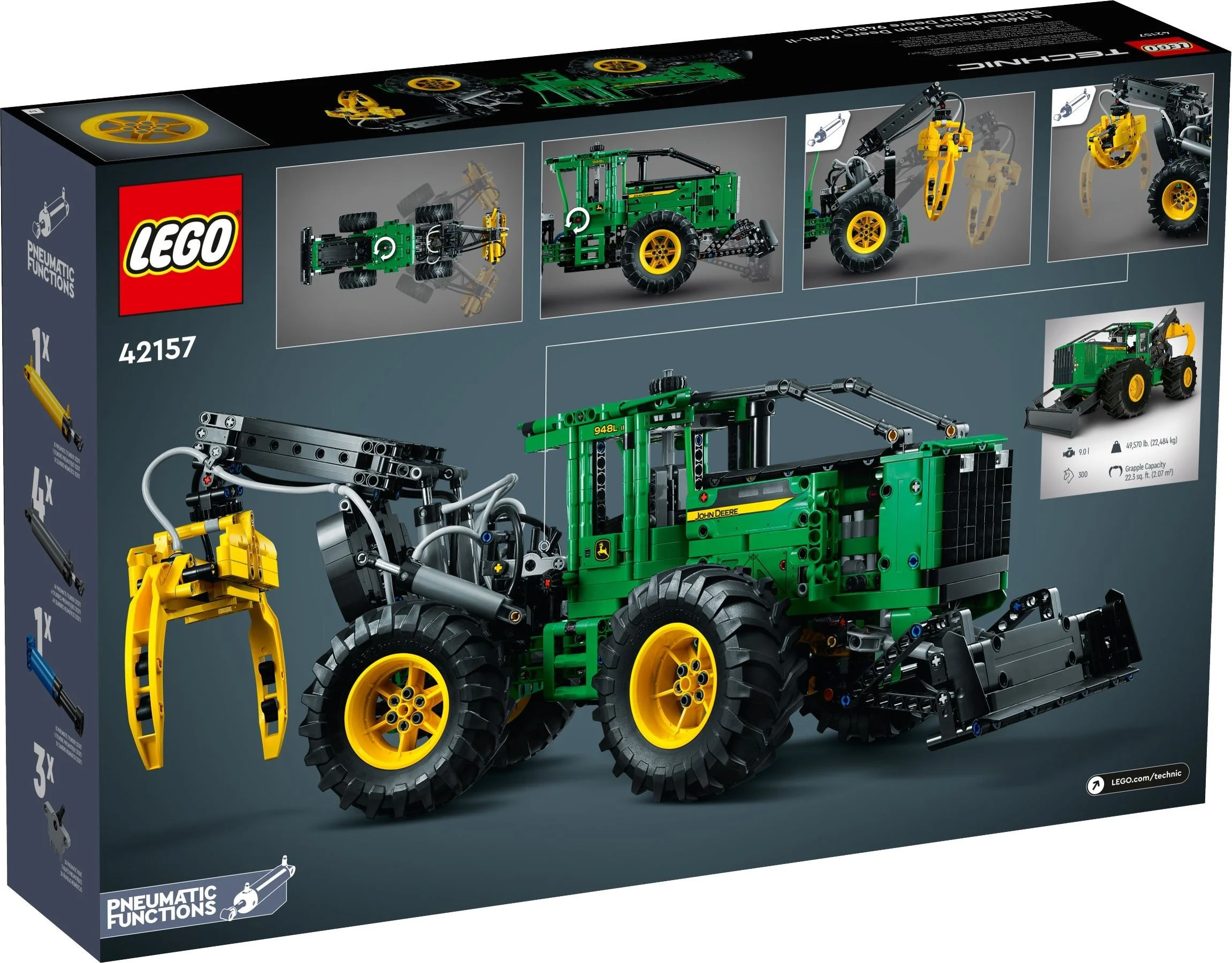 LEGO® 42157 Ciągnik zrywkowy John Deere 948L-II - zdjęcie 7
