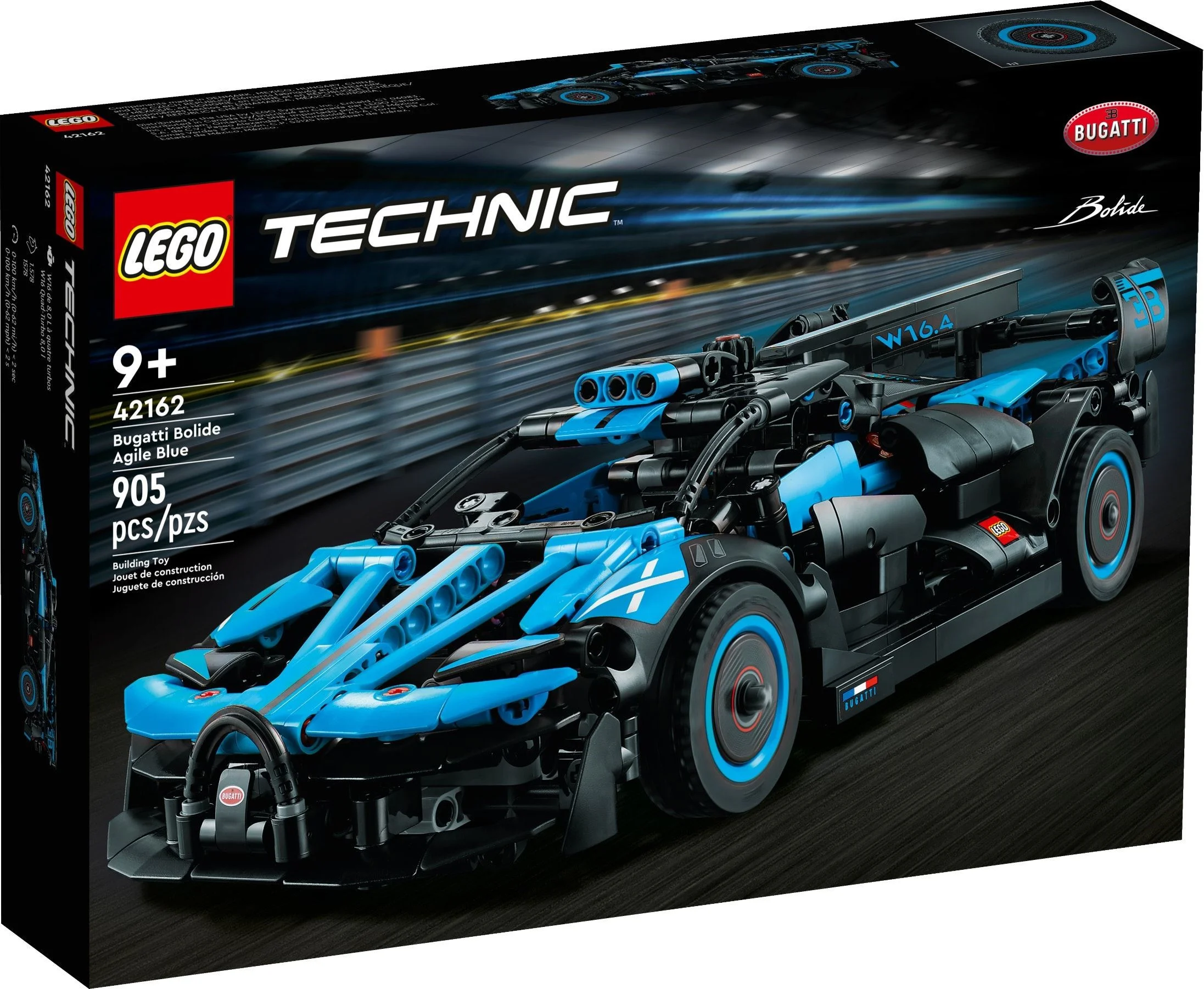 LEGO® 42162 LEGO Technic Bugatti Bolide Agile Blue - zdjęcie 1