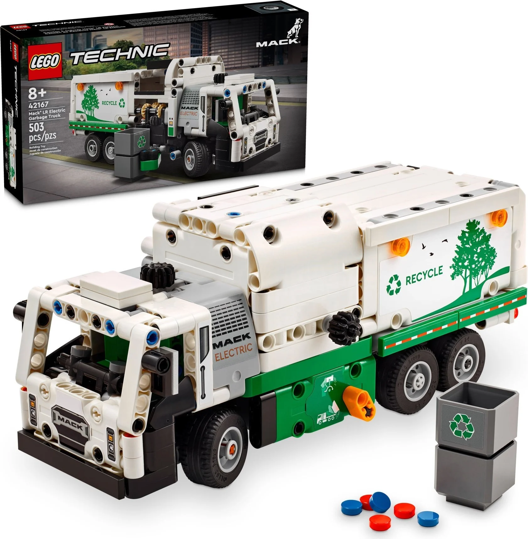 LEGO® 42167 Śmieciarka Mack® LR Electric - zdjęcie 2