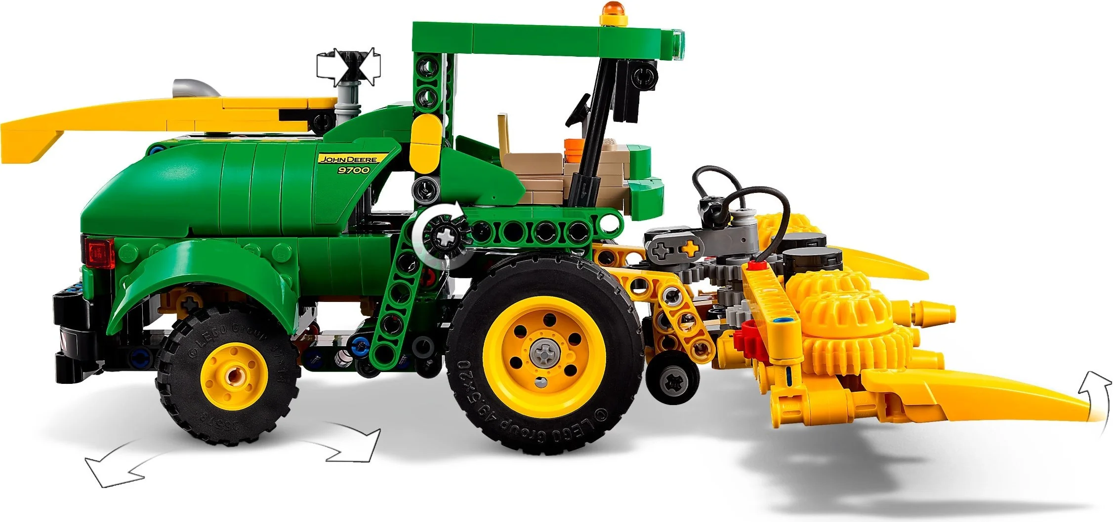 LEGO® 42168 Zestaw Klocków Lego Technic Sieczkarnia Samojezdna John Deere 9700 - zdjęcie 4