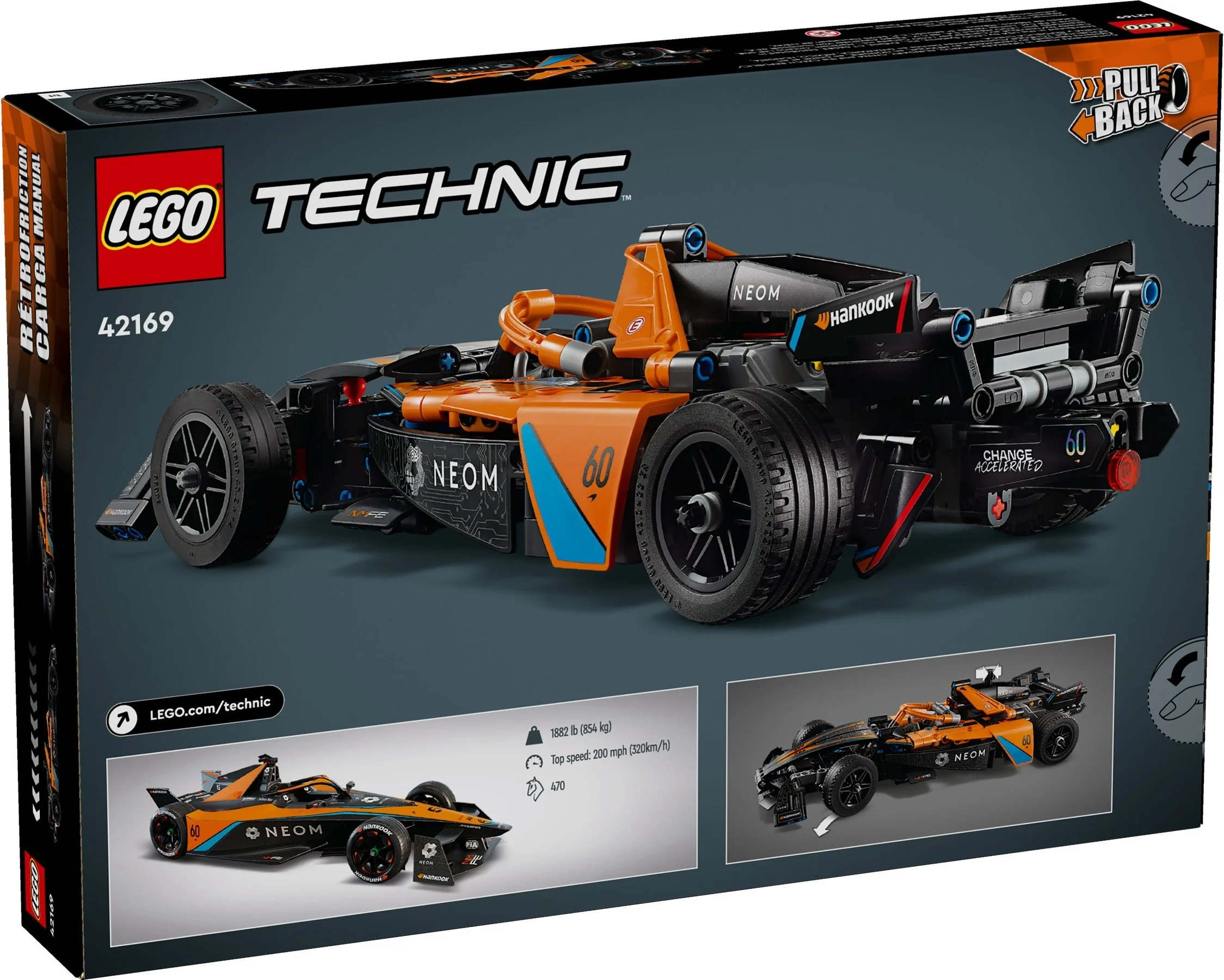 LEGO® 42169 NEOM McLaren Formula E Race Car - zdjęcie 3