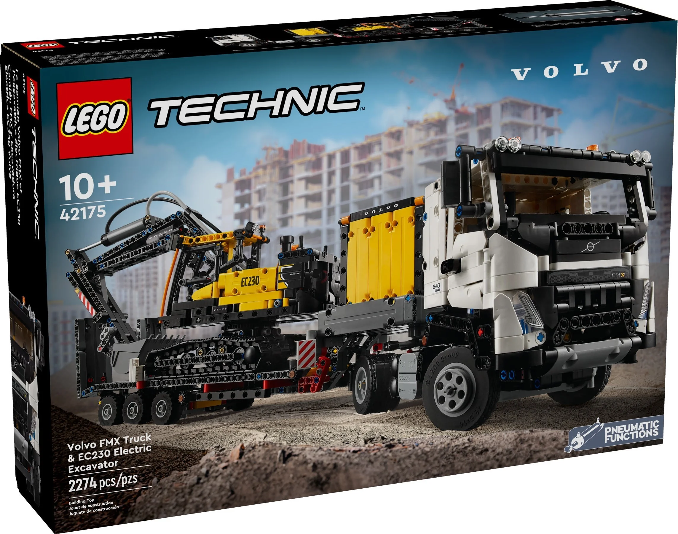 LEGO® 42175 Ciężarówka Volvo FMX i Koparka EC230 Electric - zdjęcie 2
