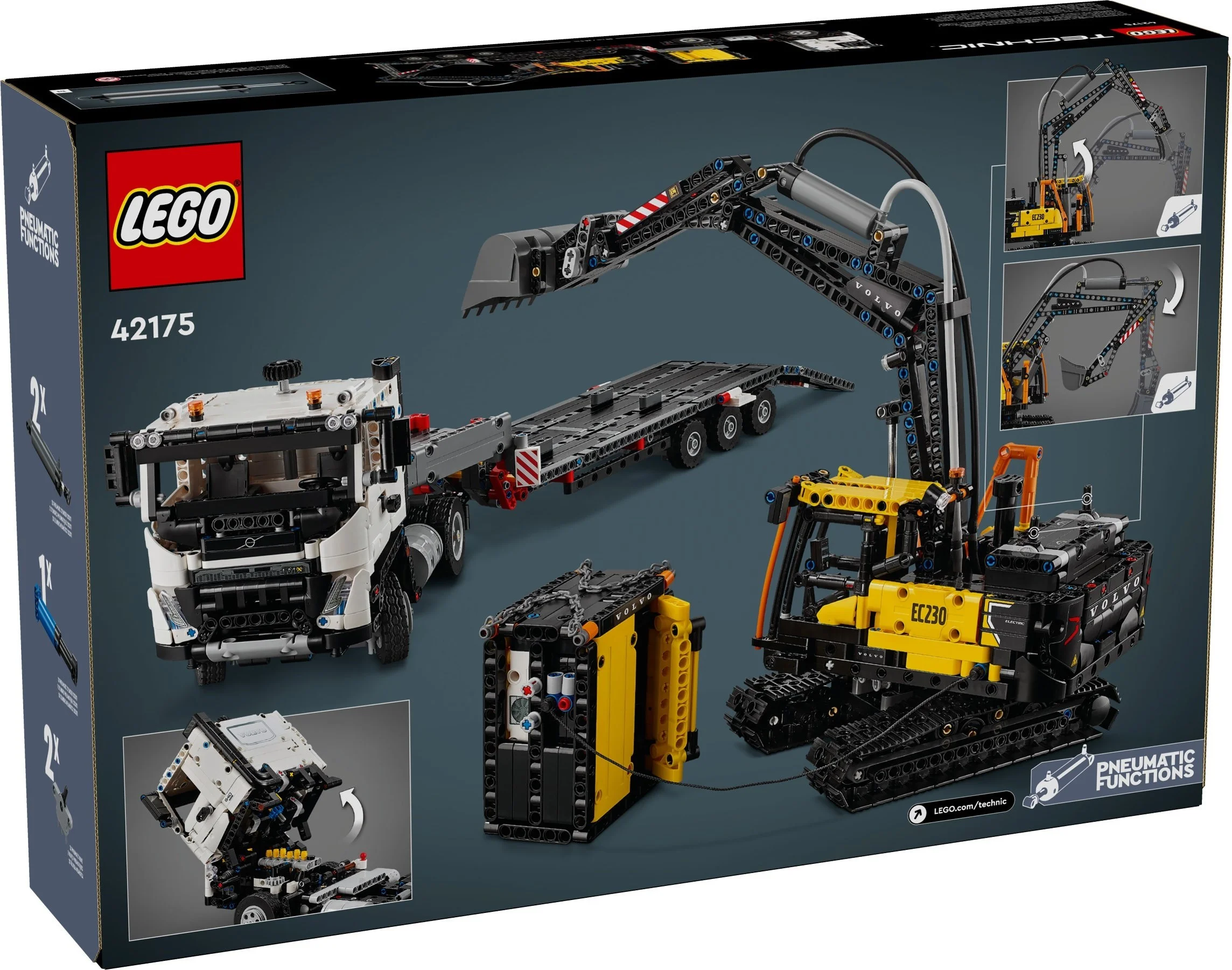 LEGO® 42175 Ciężarówka Volvo FMX i Koparka EC230 Electric - zdjęcie 3