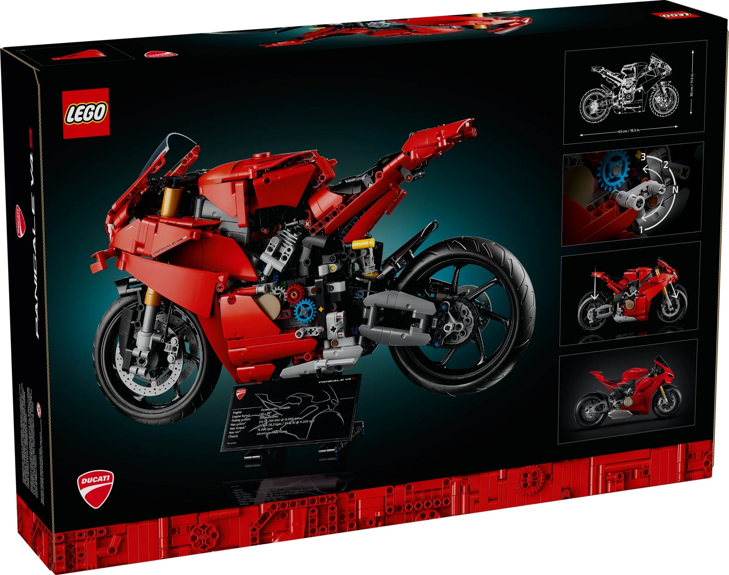 LEGO® 42202 Technic Motocykl Ducati Panigale V4 S - zdjęcie 2