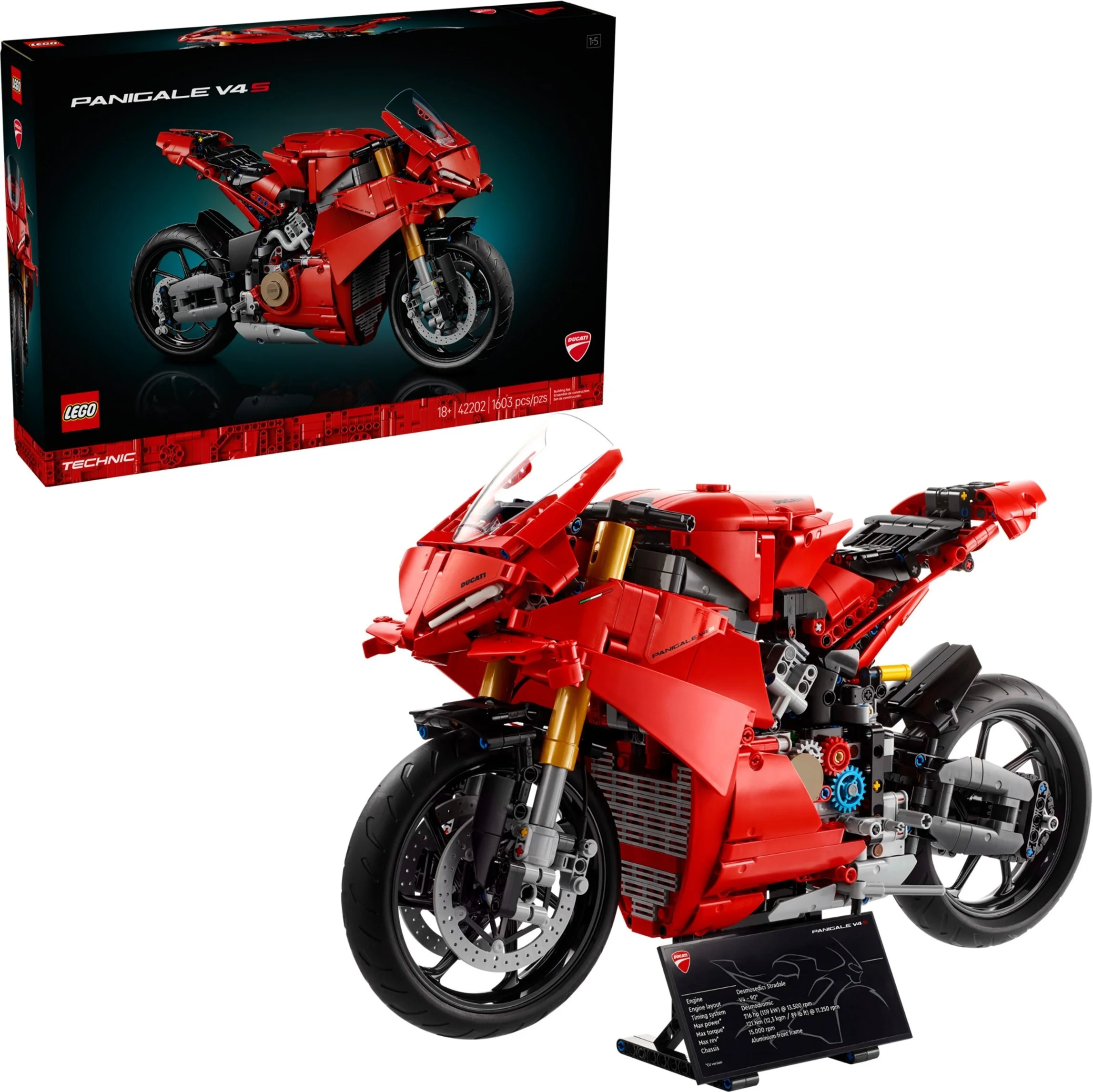 LEGO® 42202 Technic Motocykl Ducati Panigale V4 S - zdjęcie 3
