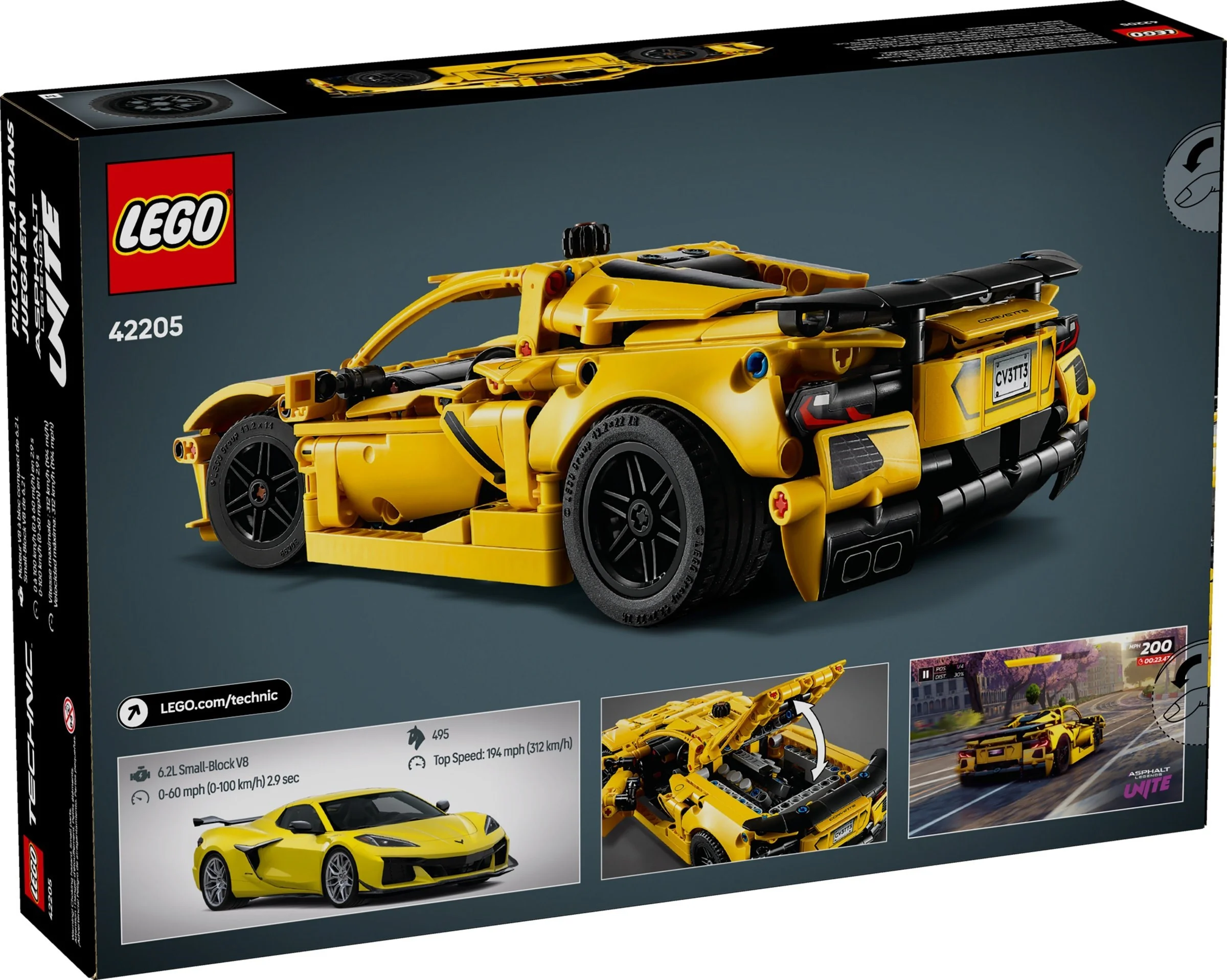 LEGO® 42205 LEGO Technic Chevrolet Corvette Stingray - zdjęcie 2