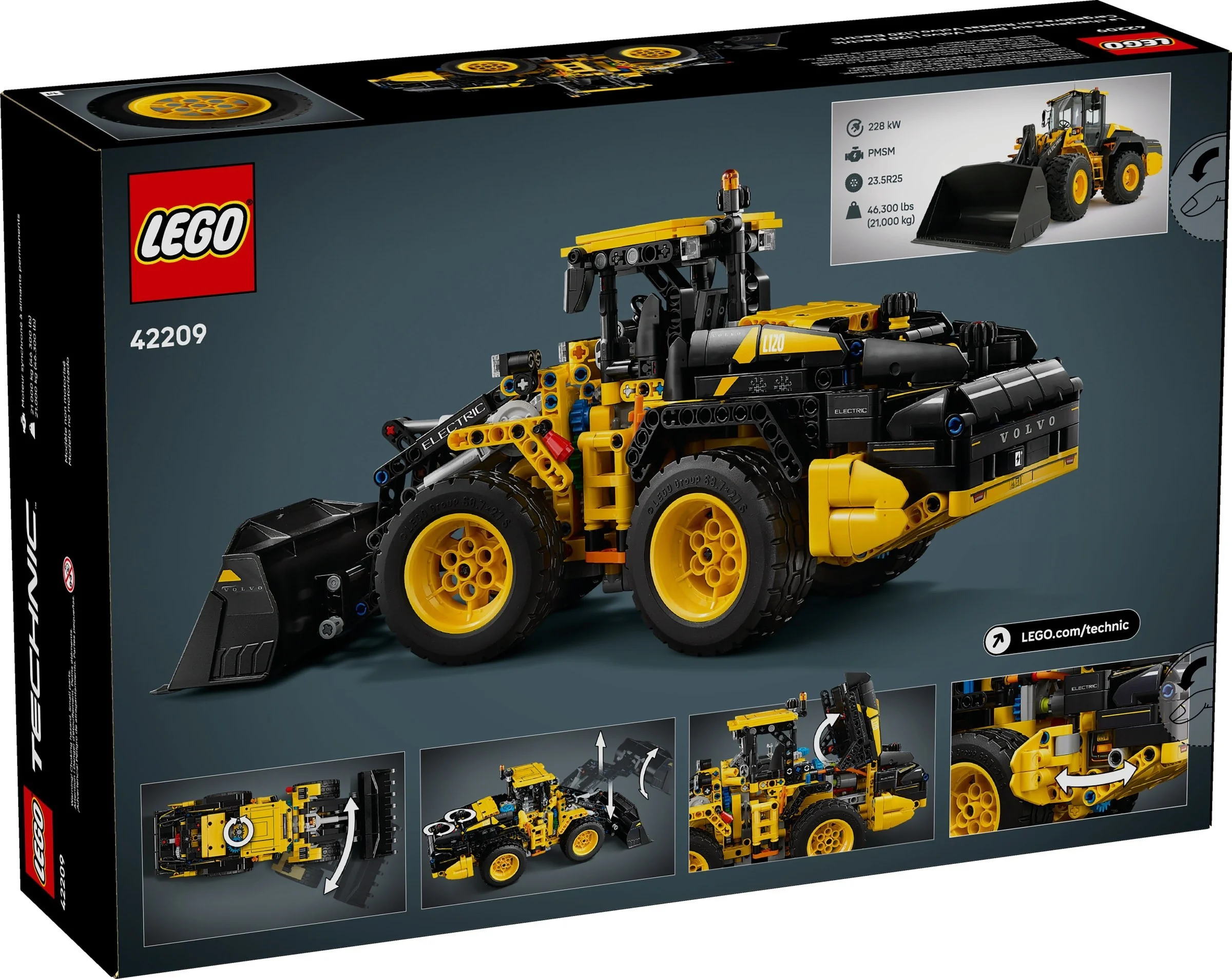 LEGO® 42209 Ładowarka kołowa Volvo L120 Electric - zdjęcie 2