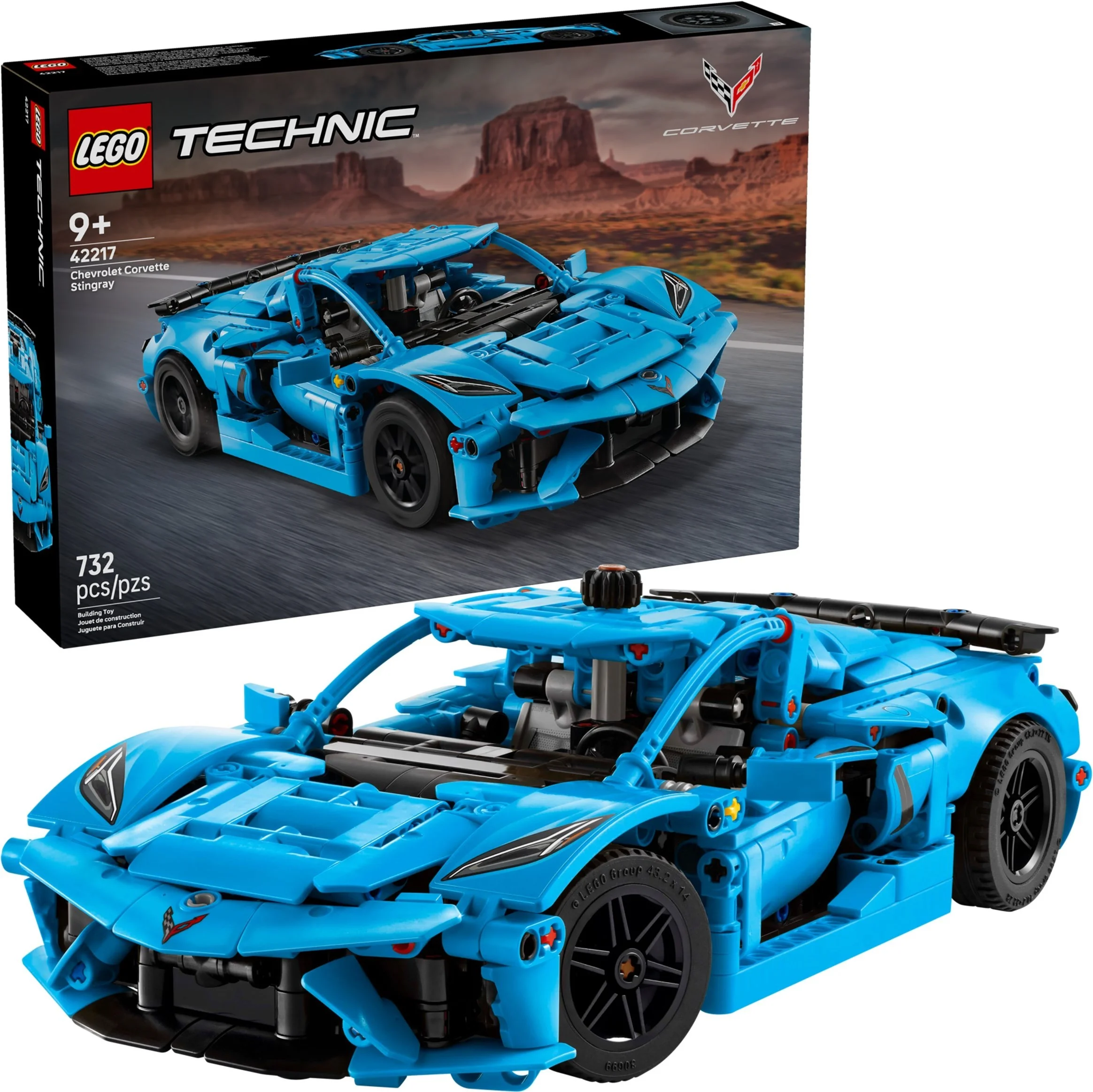 LEGO® 42217 Niebieski Chevrolet Corvette Stingray Torba - zdjęcie 5