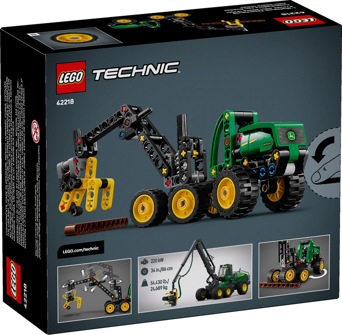 LEGO® 42218 Harwester kołowy John Deere 1470H - zdjęcie 6