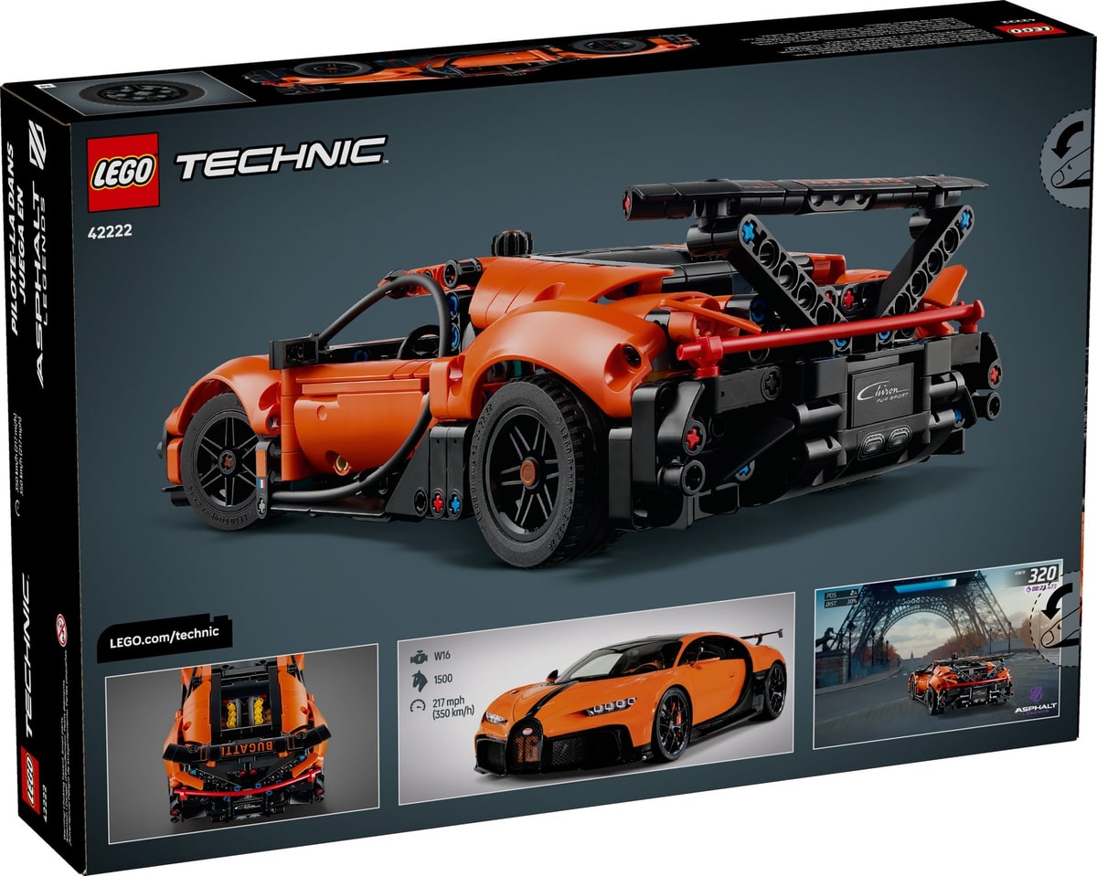 LEGO® 42222 Hipersamochód Bugatti Chiron Pur Sport - zdjęcie 3