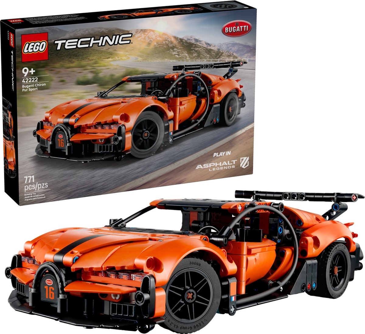 LEGO® 42222 Hipersamochód Bugatti Chiron Pur Sport - zdjęcie 5