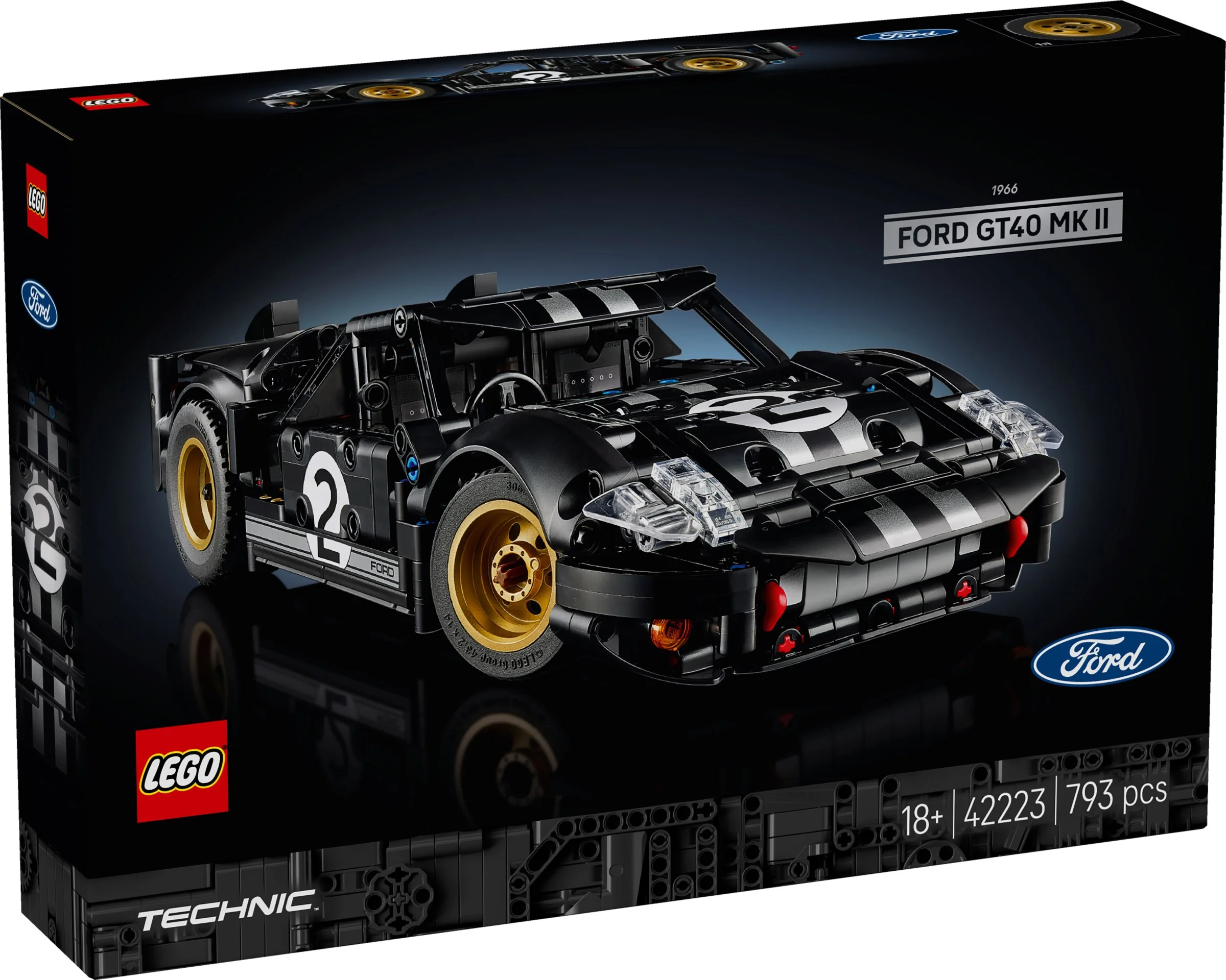 LEGO® 42223 Samochód Wyścigowy 1966 Ford Gt40 Mkii