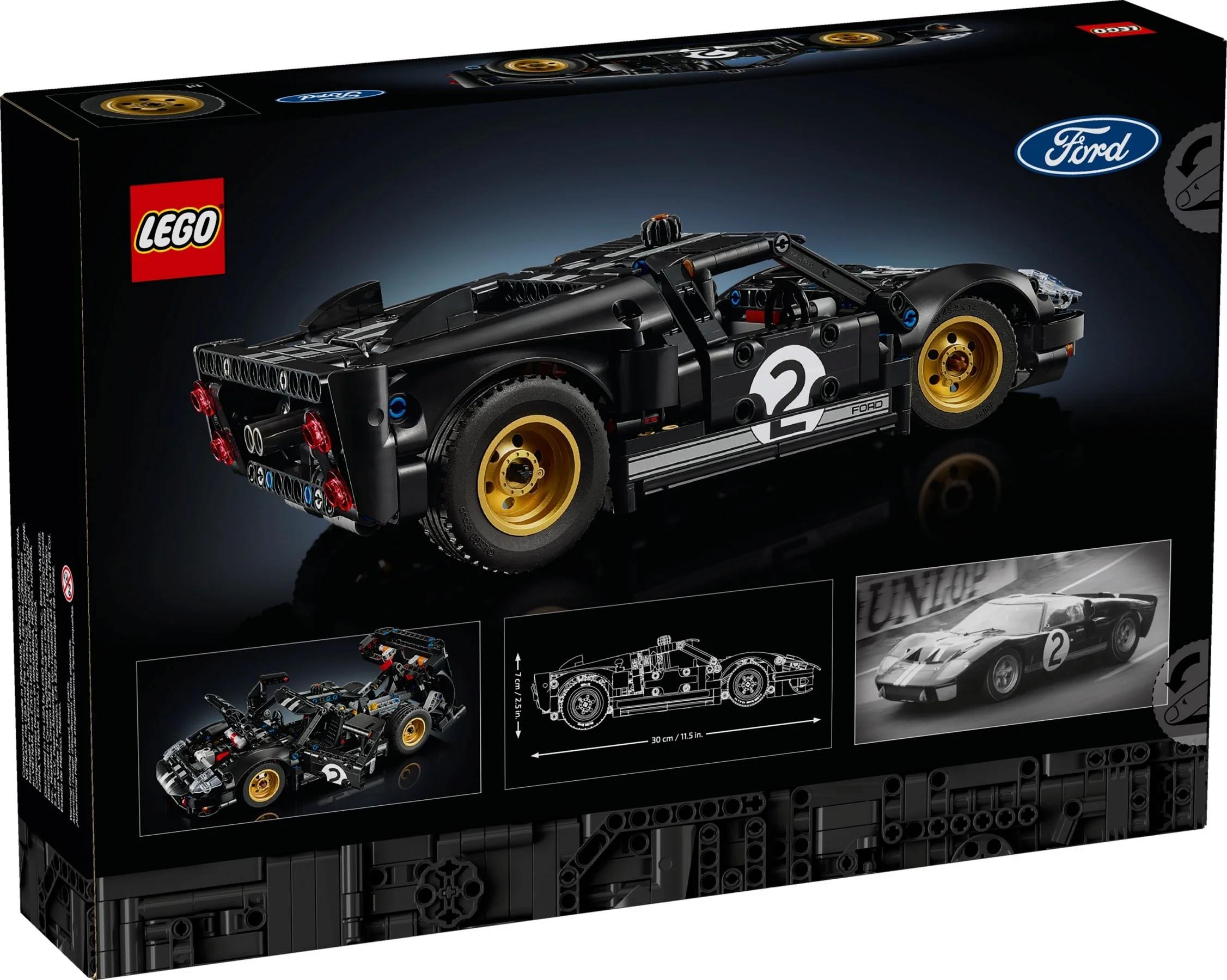 LEGO® 42223 Samochód Wyścigowy 1966 Ford Gt40 Mkii - zdjęcie 6
