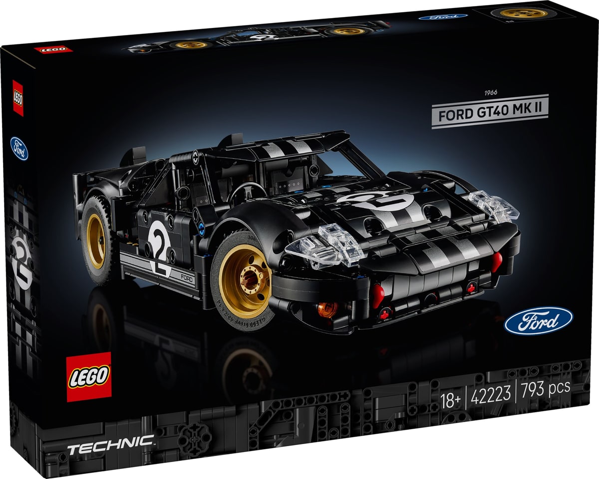 LEGO® 42223 Samochód wyścigowy 1966 Ford GT40 MKII - zdjęcie 3