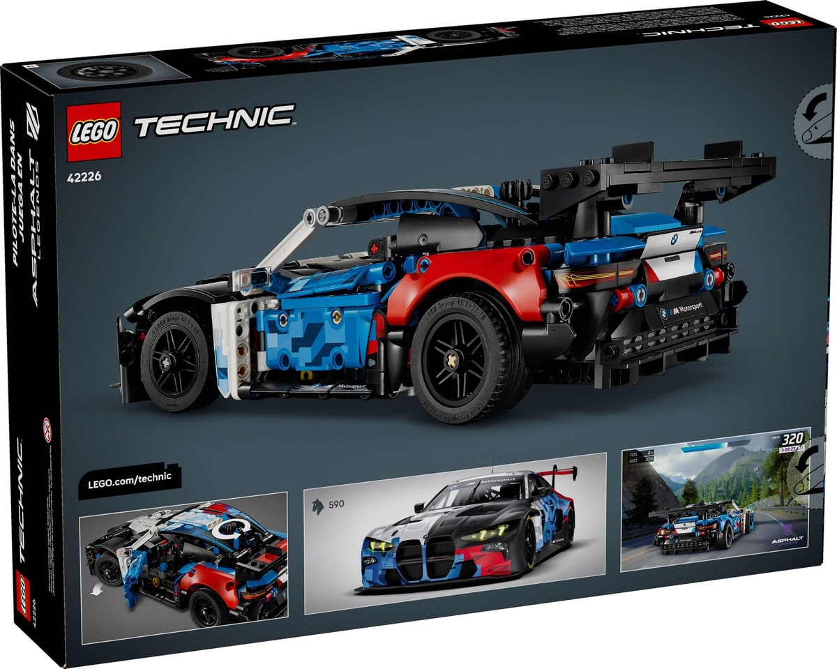 LEGO® 42226 Samochód wyścigowy BMW M4 GT3 EVO - zdjęcie 3