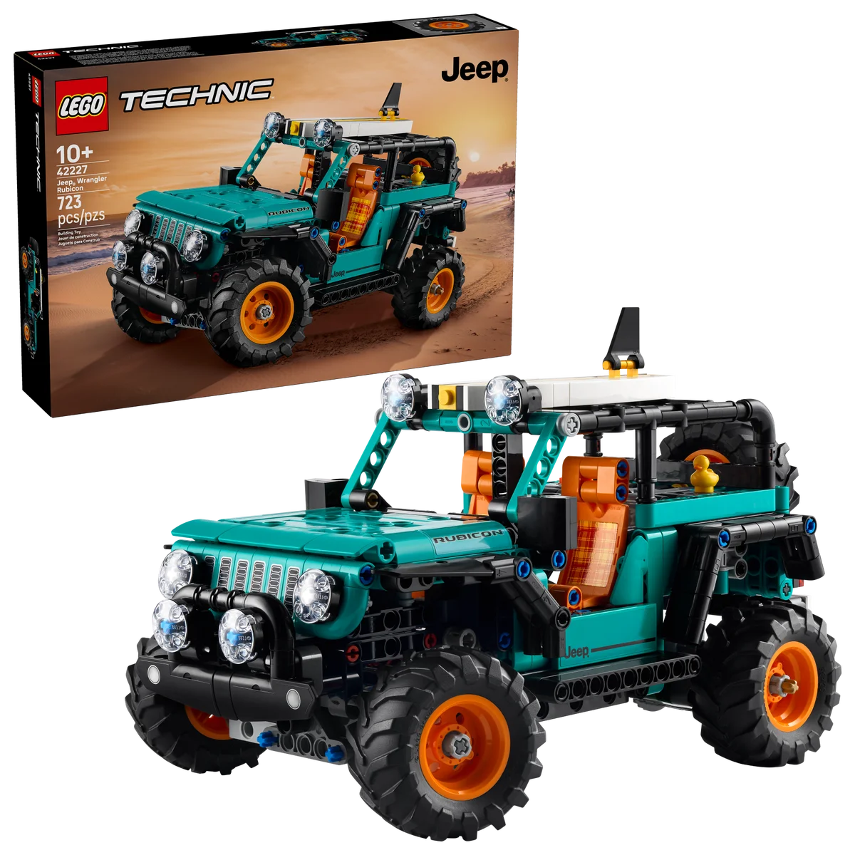 LEGO® 42227 Jeep Wrangler Rubicon Suv Terenowy 723 El
