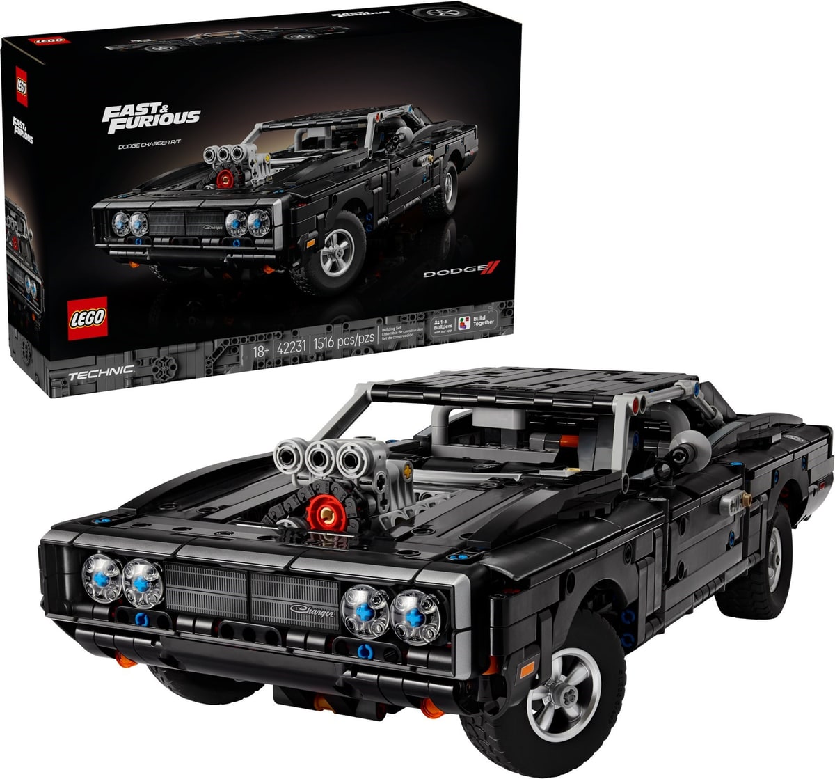 LEGO® 42231 Samochód Fast and Furious Dodge Charger R/T - zdjęcie 8