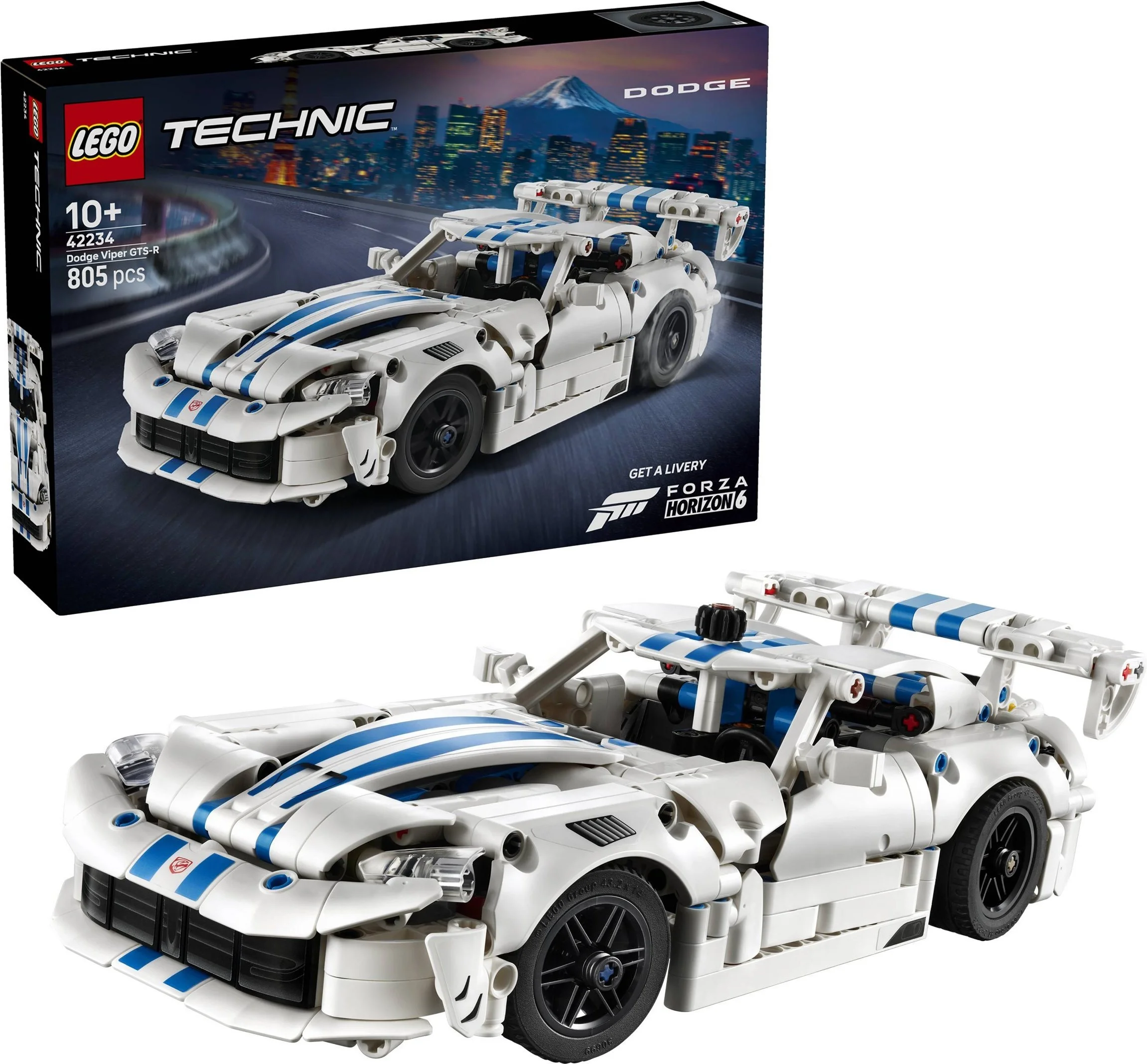 LEGO® 42234 Samochód sportowy Dodge Viper GTS-R - zdjęcie 2