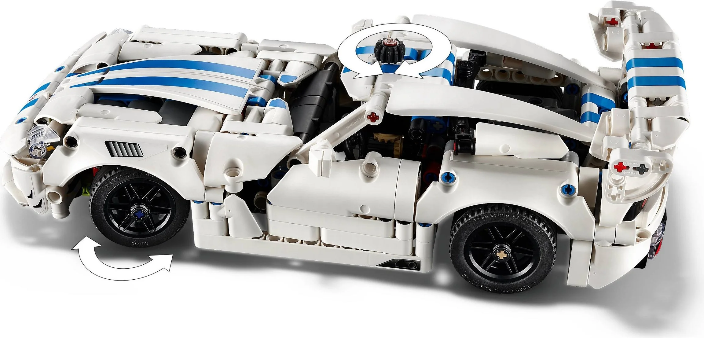 LEGO® 42234 Samochód sportowy Dodge Viper GTS-R - zdjęcie 7