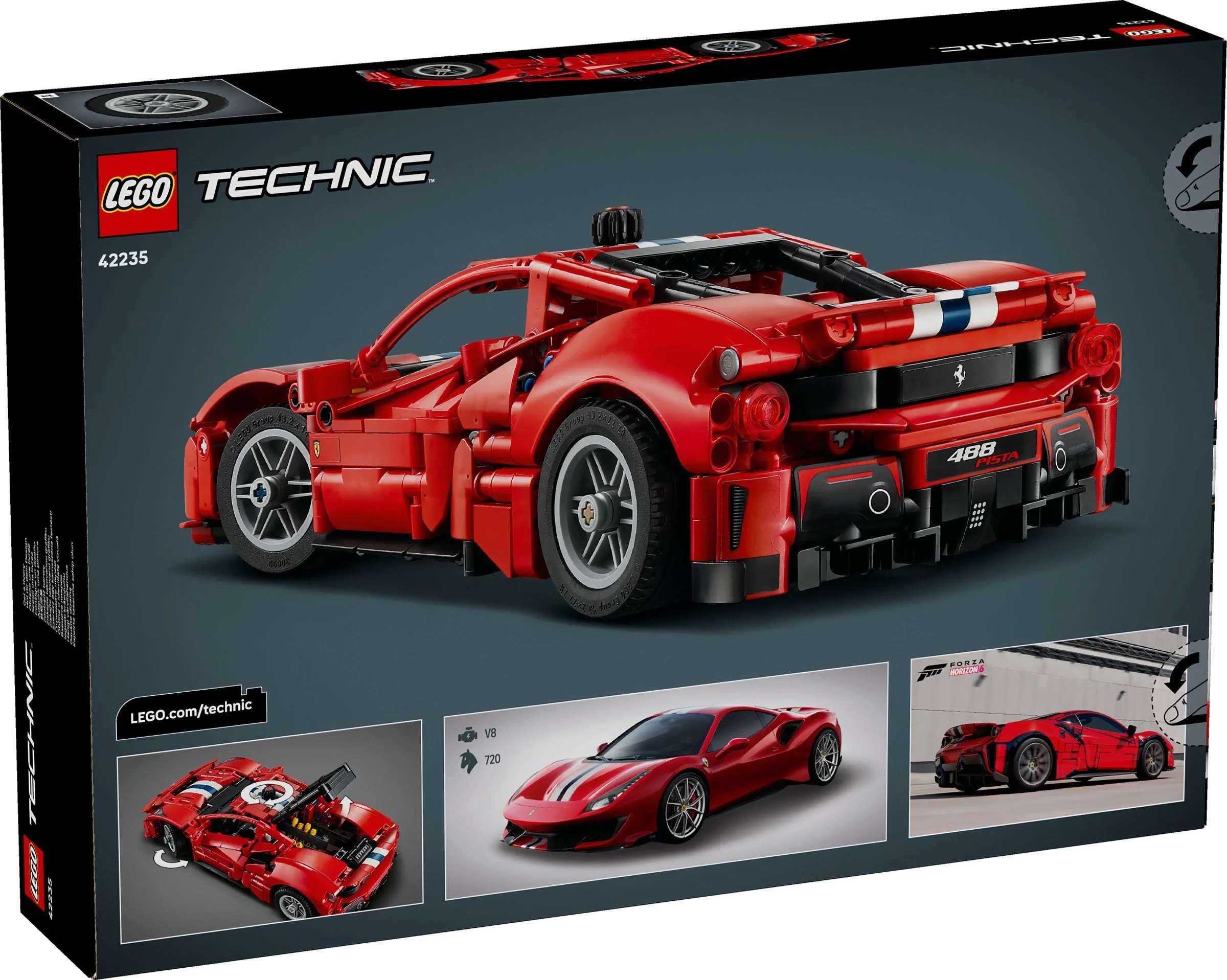 LEGO® 42235 Samochód Ferrari 488 PISTA - zdjęcie 2