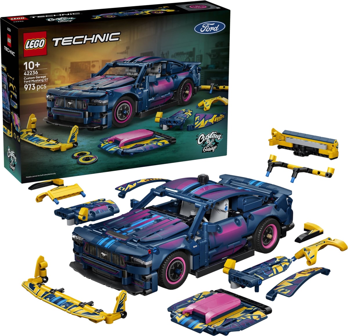 LEGO® 42236 Warsztat tuningowy: samochód Ford Mustang GT - zdjęcie 4