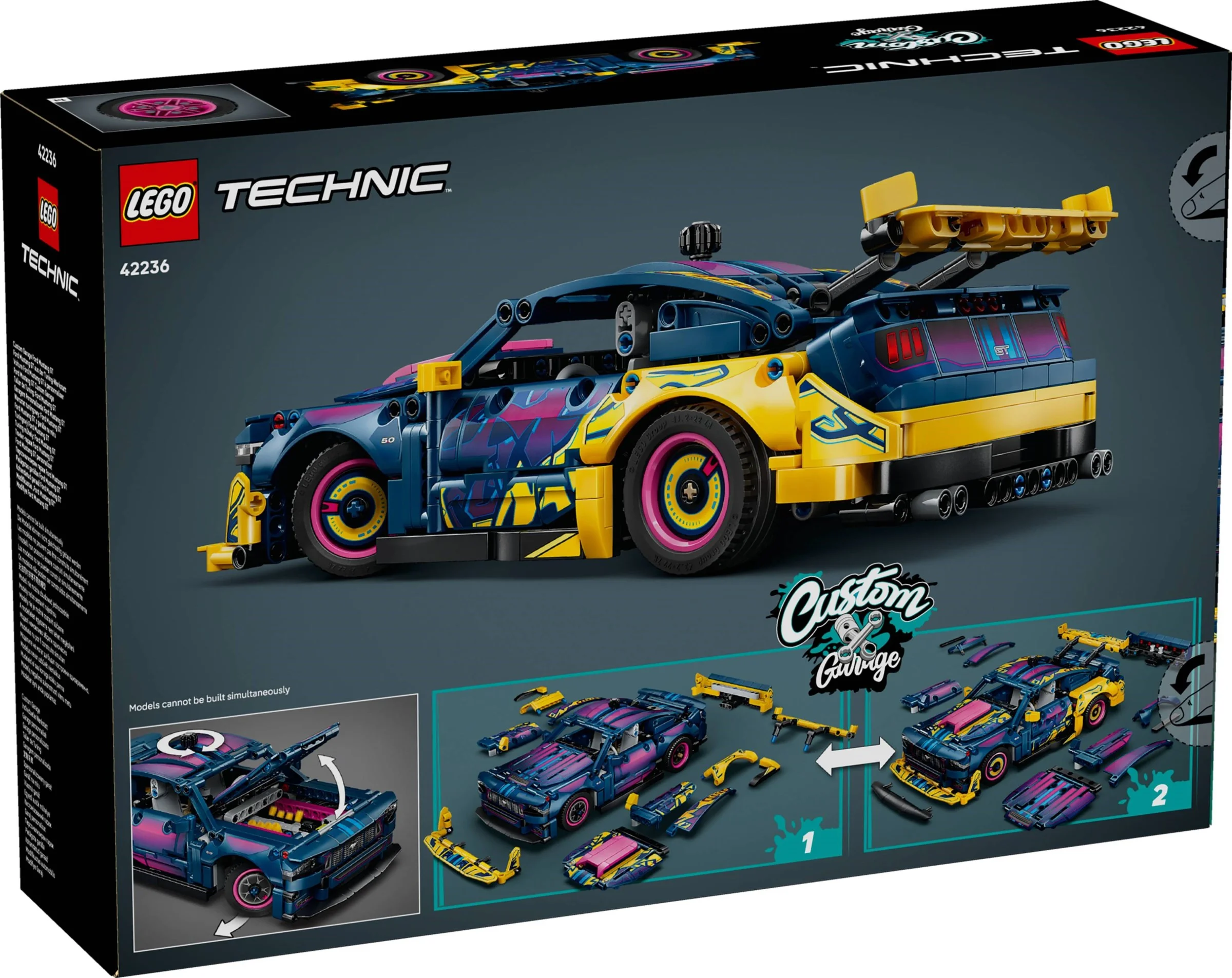 LEGO® 42236 Warsztat tuningowy: samochód Ford Mustang GT - zdjęcie 1