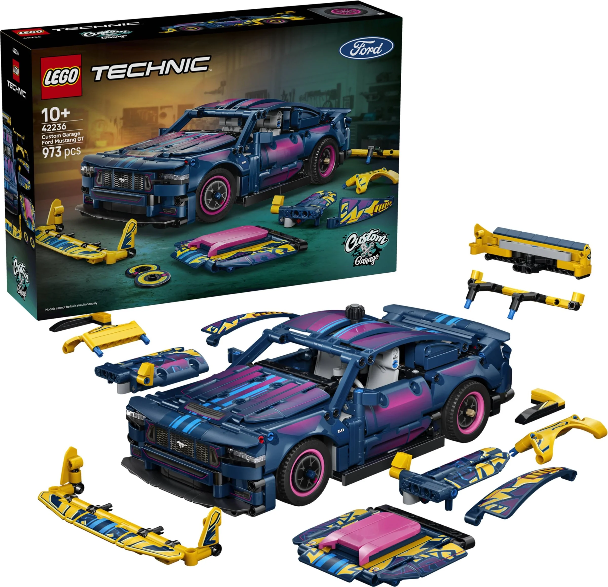 LEGO® 42236 Warsztat tuningowy: samochód Ford Mustang GT - zdjęcie 2