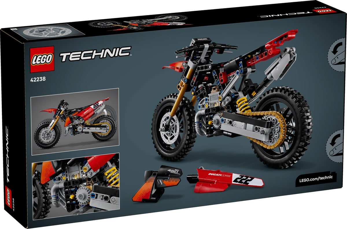 LEGO® 42238 Motocykl Ducati Desmo450 MX Factory - zdjęcie 1