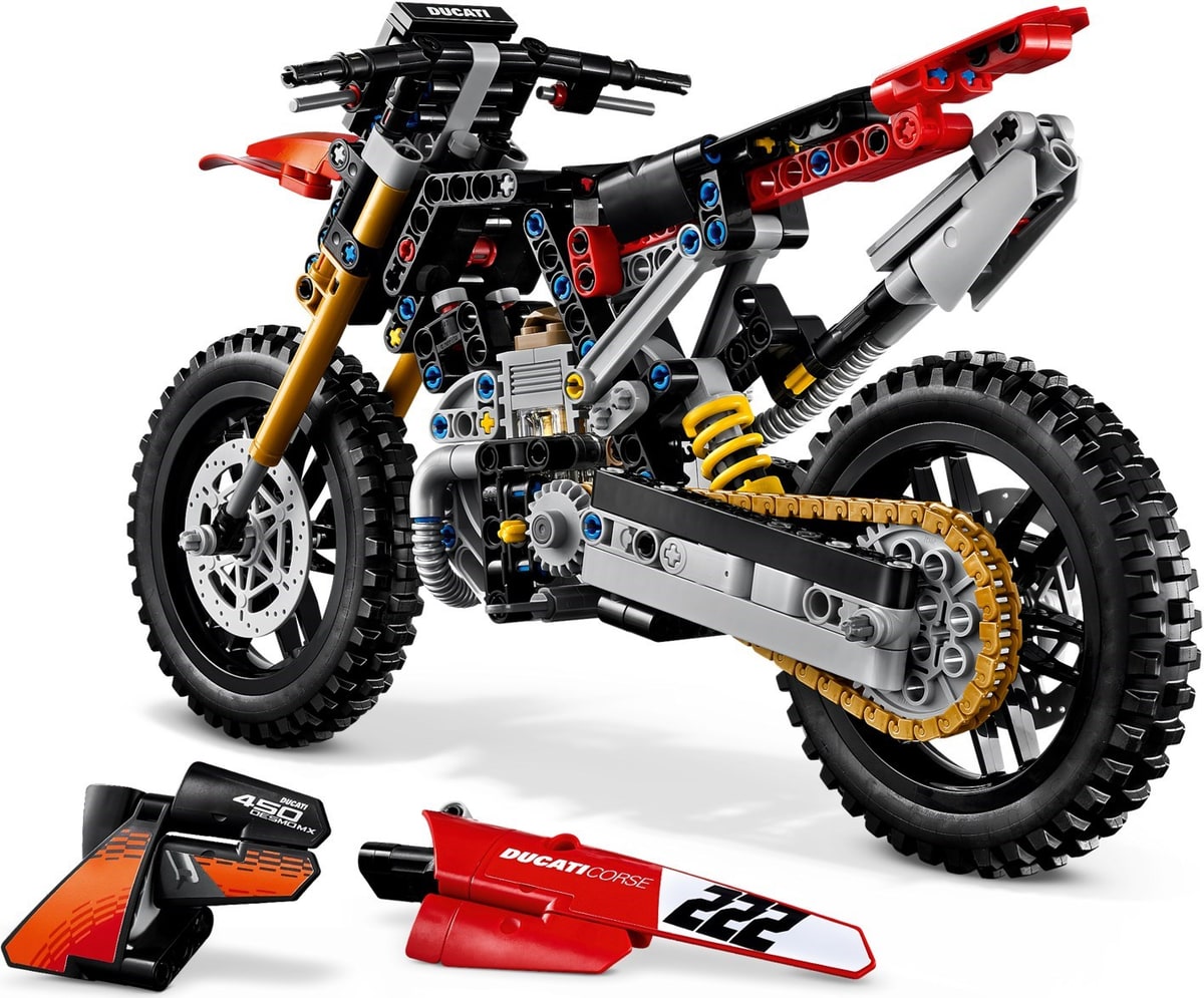 LEGO® 42238 Motocykl Ducati Desmo450 MX Factory - zdjęcie 7