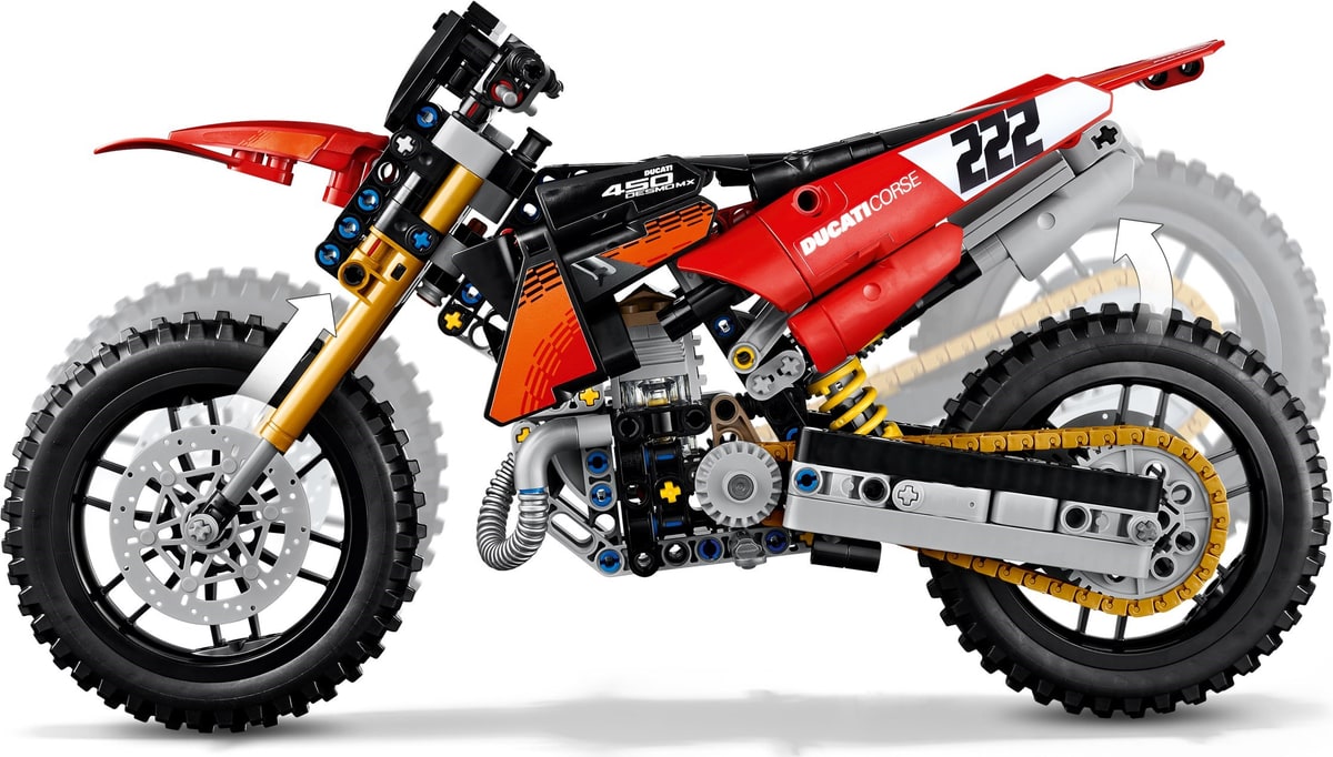 LEGO® 42238 Motocykl Ducati Desmo450 MX Factory - zdjęcie 9