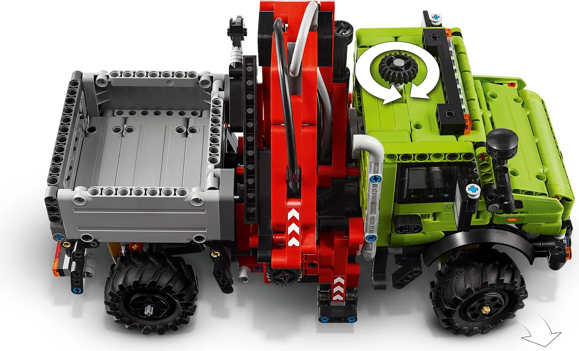 LEGO® 42242 Mercedes-Benz Unimog U 5023 z dźwigiem - zdjęcie 11