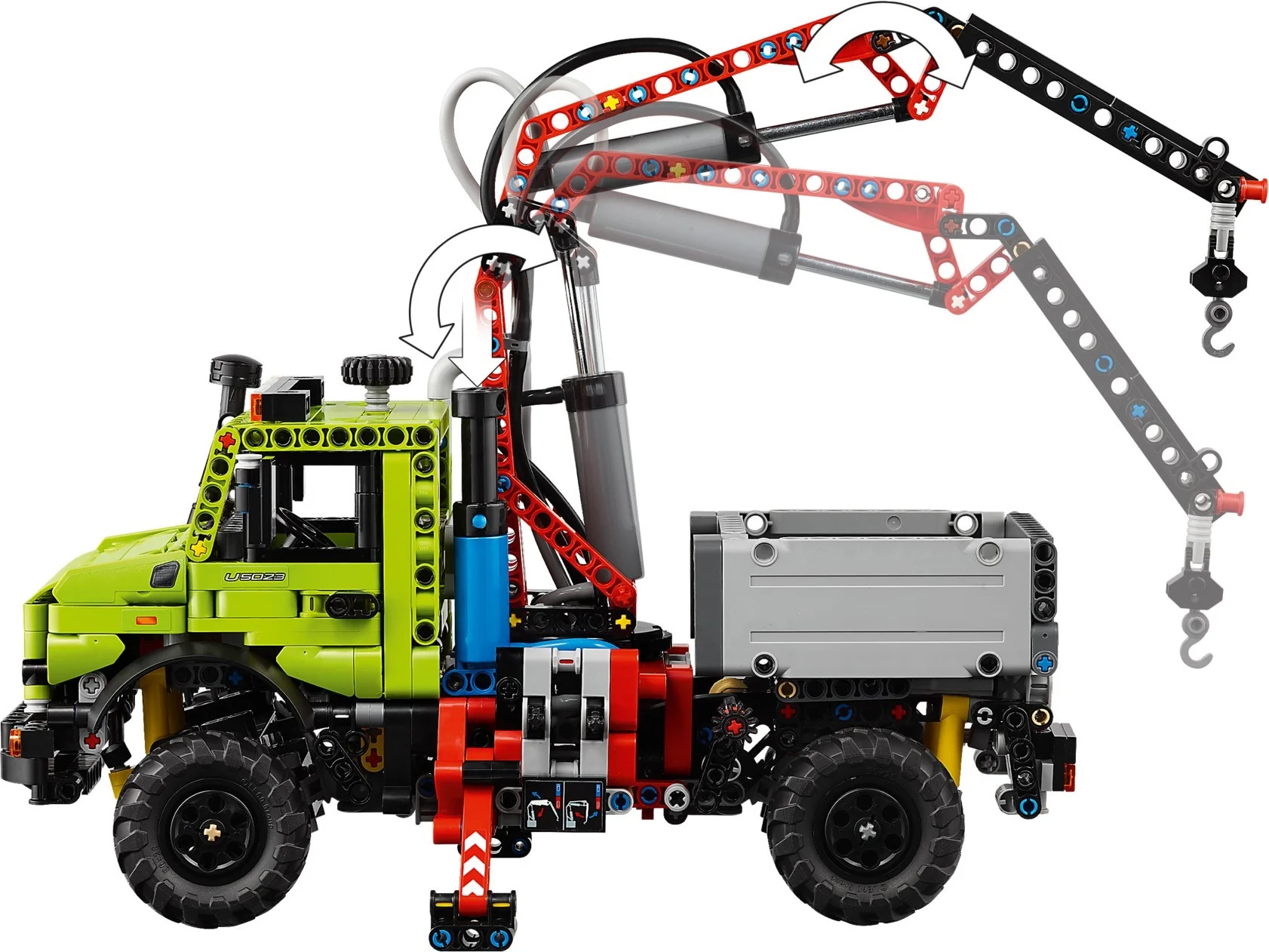 LEGO® 42242 Mercedes-Benz Unimog U 5023 z dźwigiem - zdjęcie 12