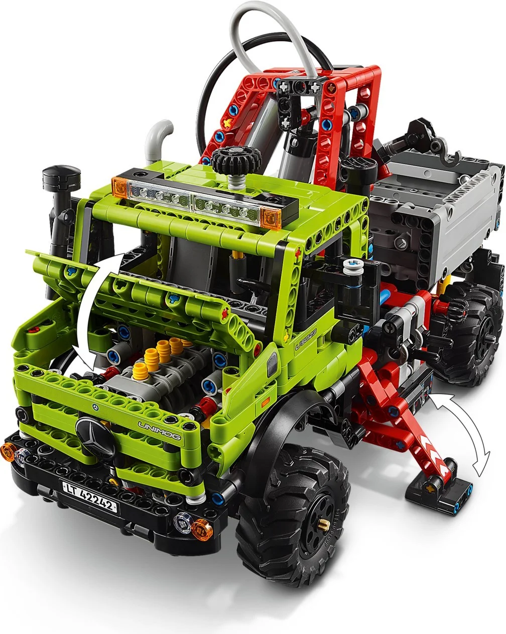 LEGO® 42242 Mercedes-Benz Unimog U 5023 z dźwigiem - zdjęcie 14