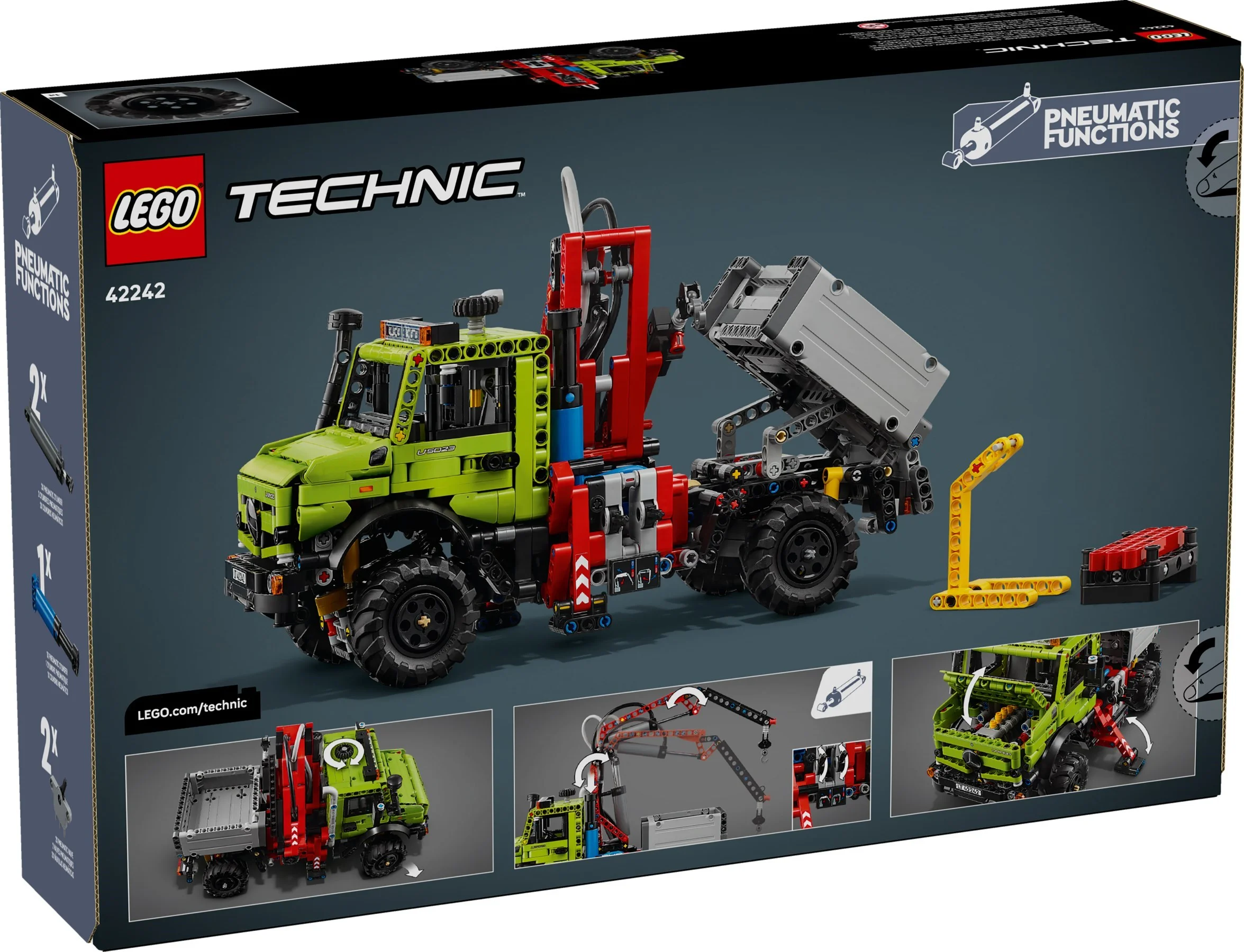 LEGO® 42242 Mercedes-Benz Unimog U 5023 z dźwigiem - zdjęcie 2