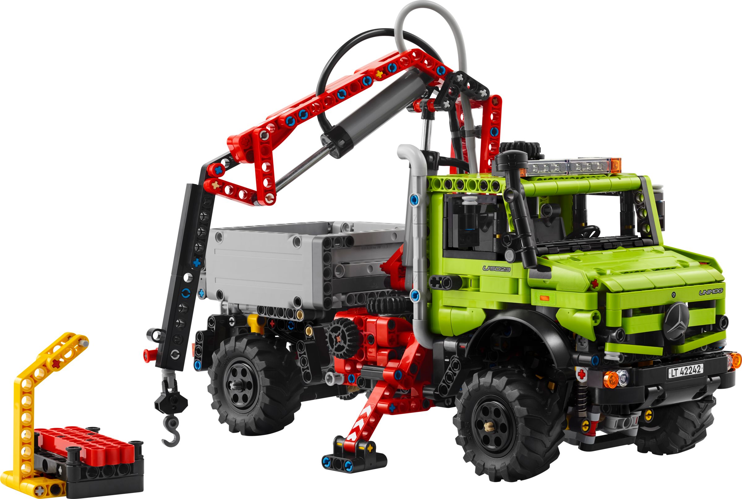 LEGO® 42242 Mercedes-Benz Unimog U 5023 z dźwigiem
