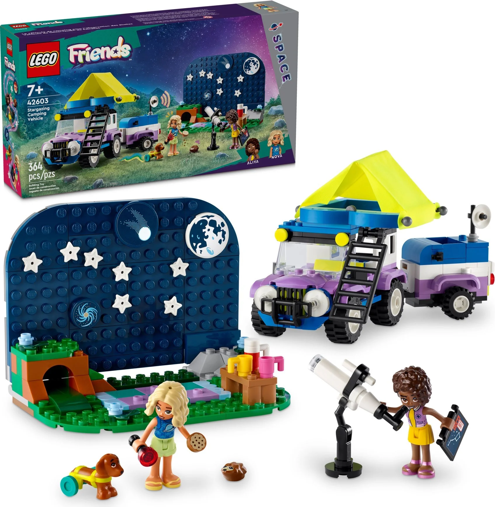 LEGO Friends Kamper z mobilnym obserwatorium