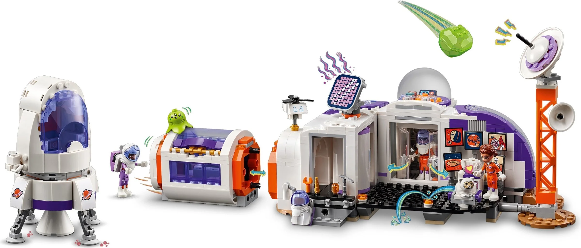 LEGO® 42605 Stacja kosmiczna i rakieta - zdjęcie 3