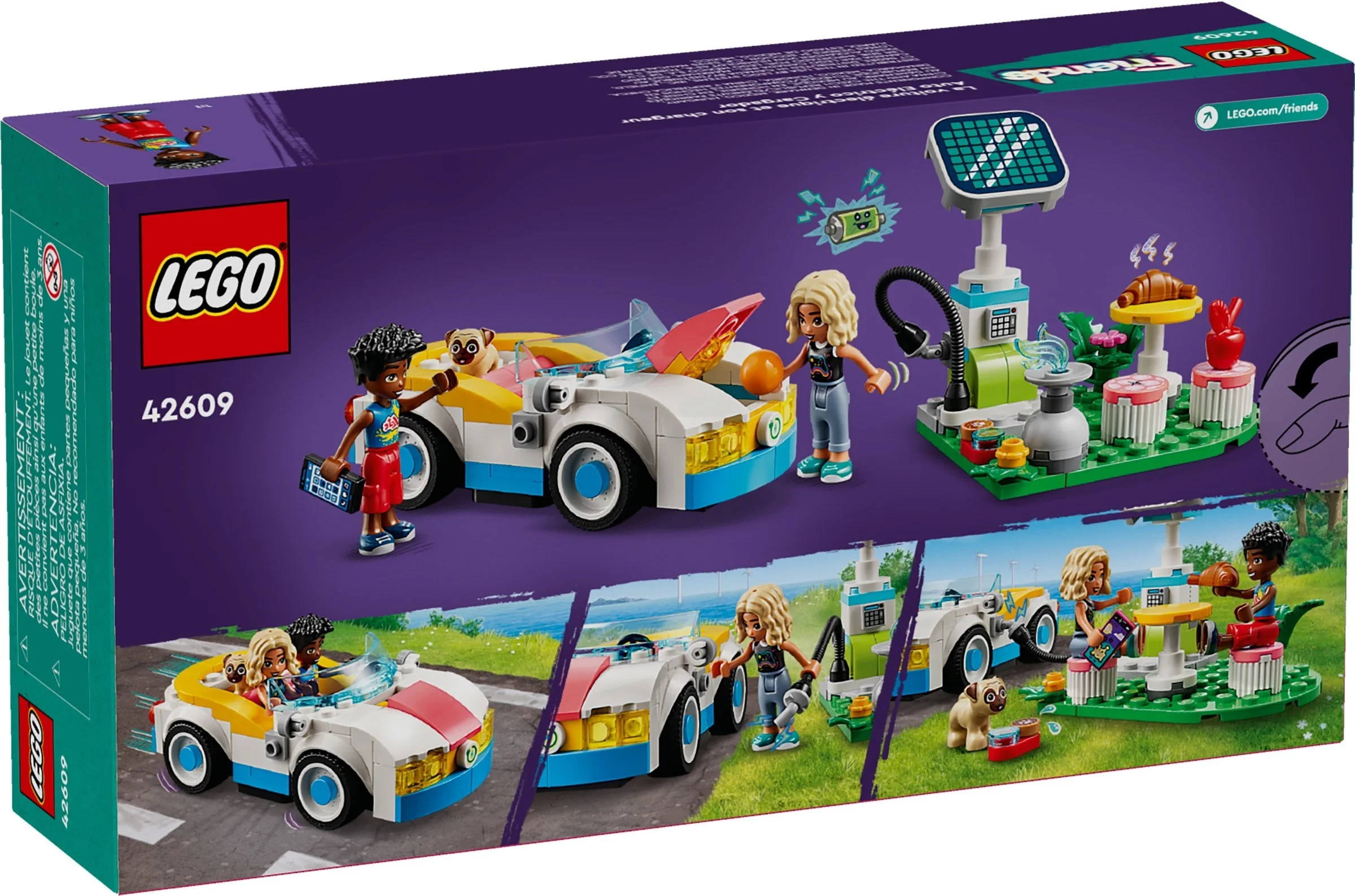 LEGO® 42609 LEGO Friends Samochód elektryczny i stacja ładowania - zdjęcie 3