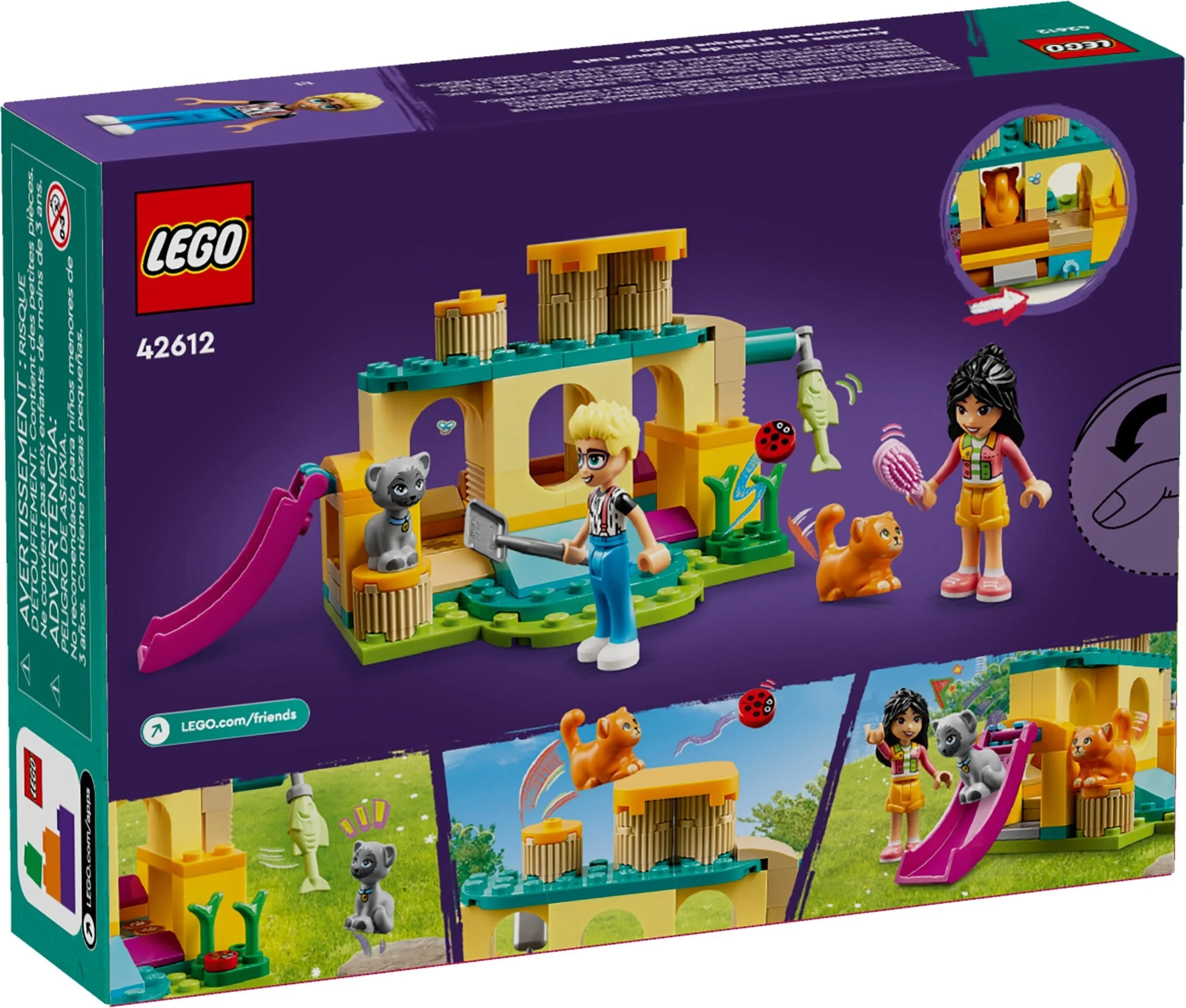 LEGO® 42612 Przygoda na kocim placu zabaw Kotki Plac Zabaw Nowe - zdjęcie 6