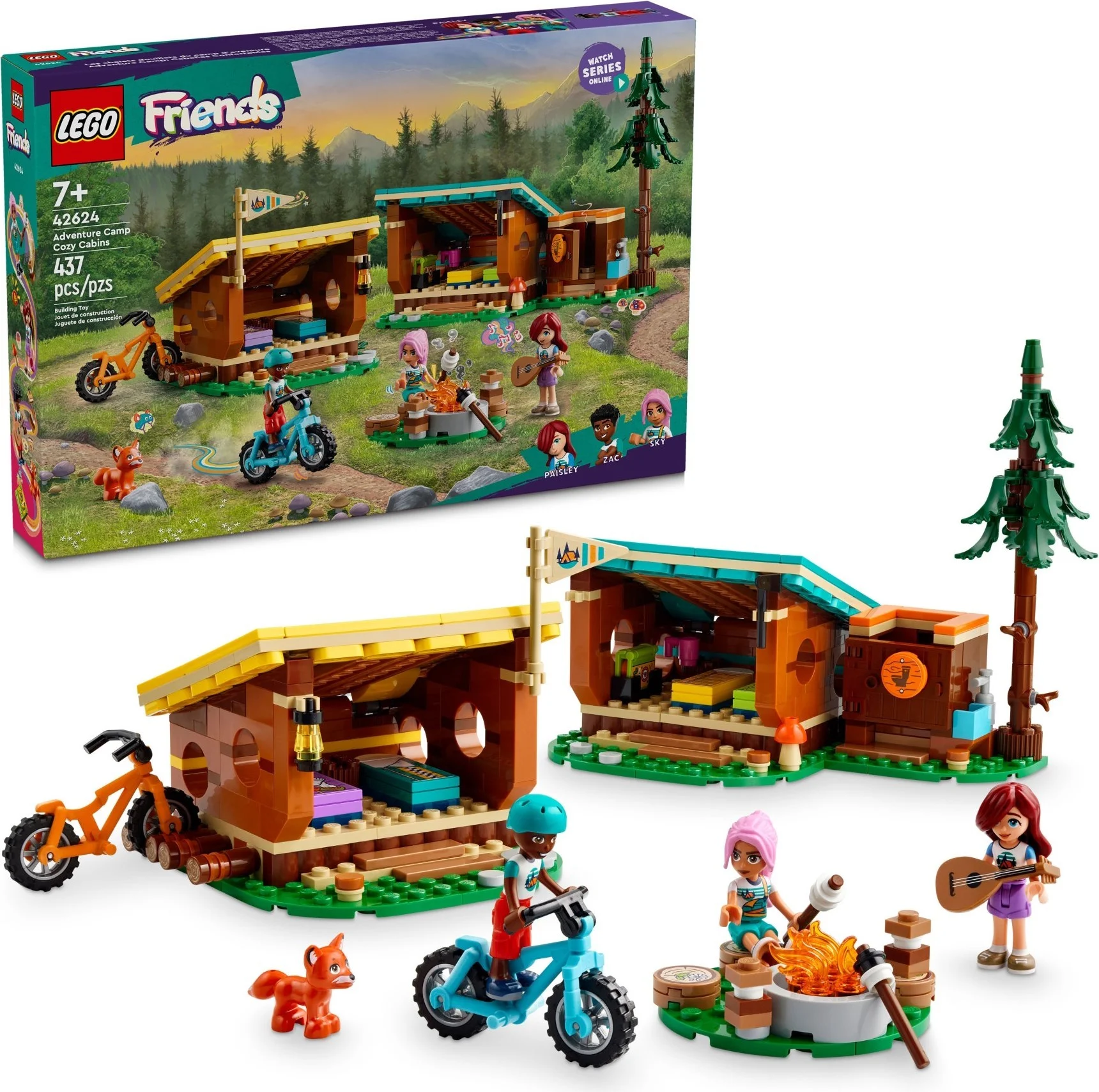 LEGO® 42624 Przytulne domki na letnim obozie - zdjęcie 8