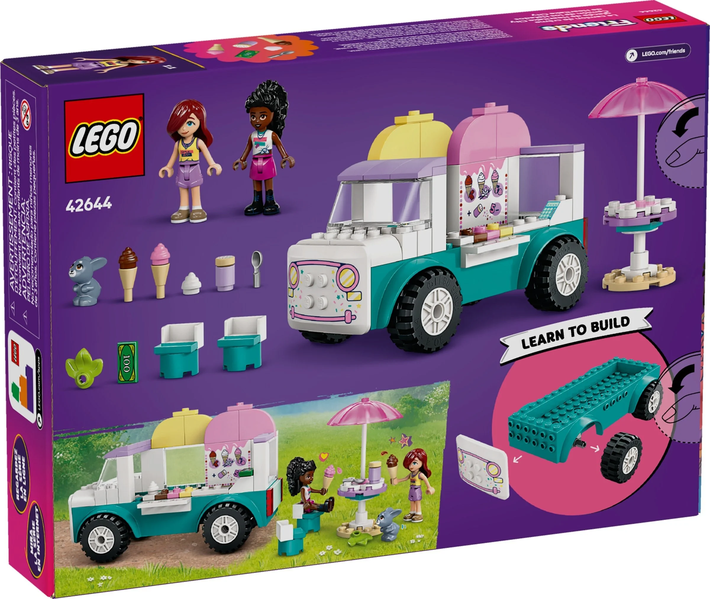 LEGO® 42644 Furgonetka z lodami w mieście Heartlake - zdjęcie 2