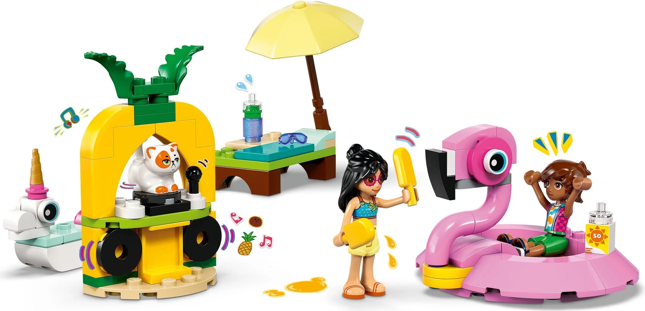 LEGO® 42658 LEGO Friends Impreza na basenie z jednorożcem i flamingiem - zdjęcie 8