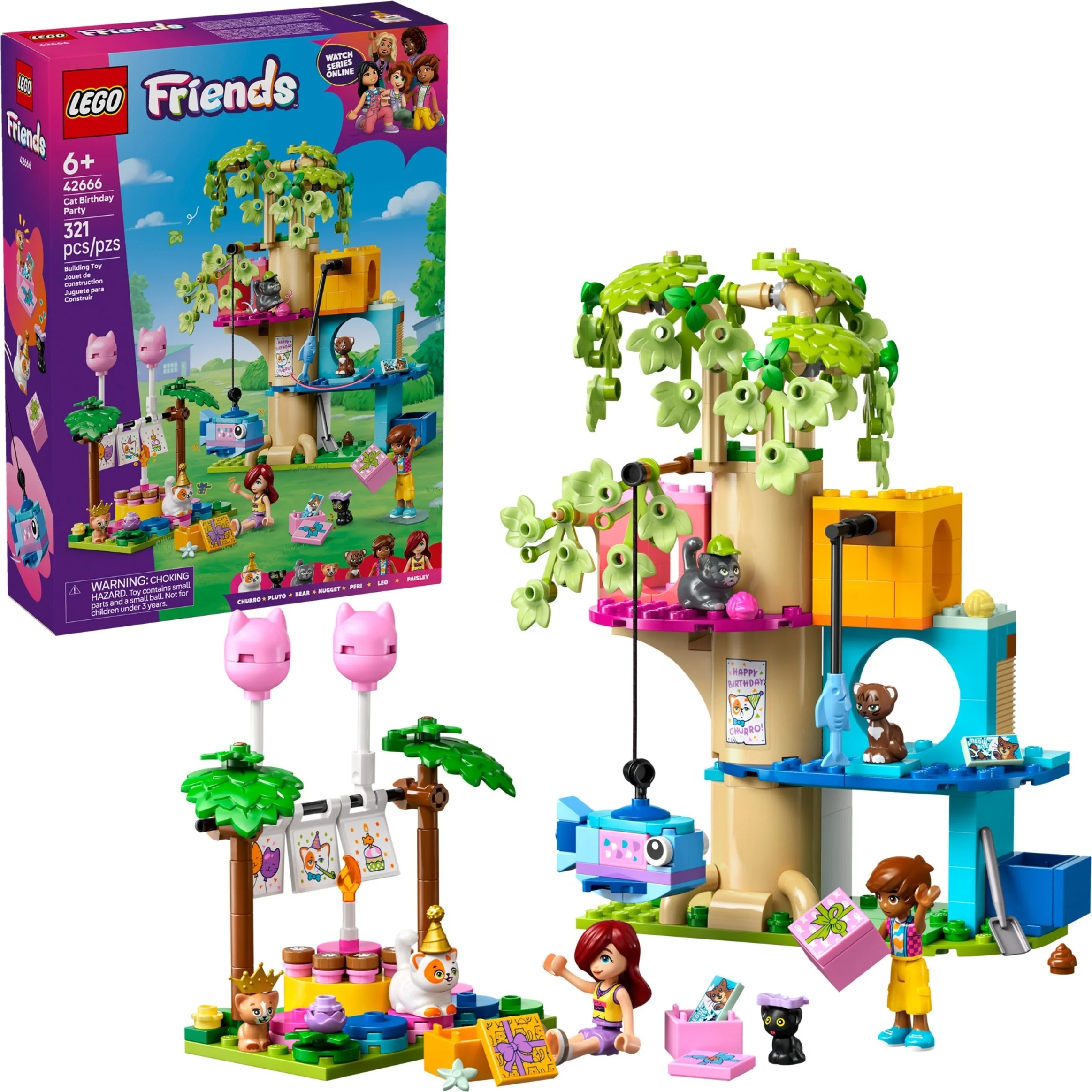 LEGO® 42666 Kocie Przyjęcie Urodzinowe i Domek na Drzewie - zdjęcie 3