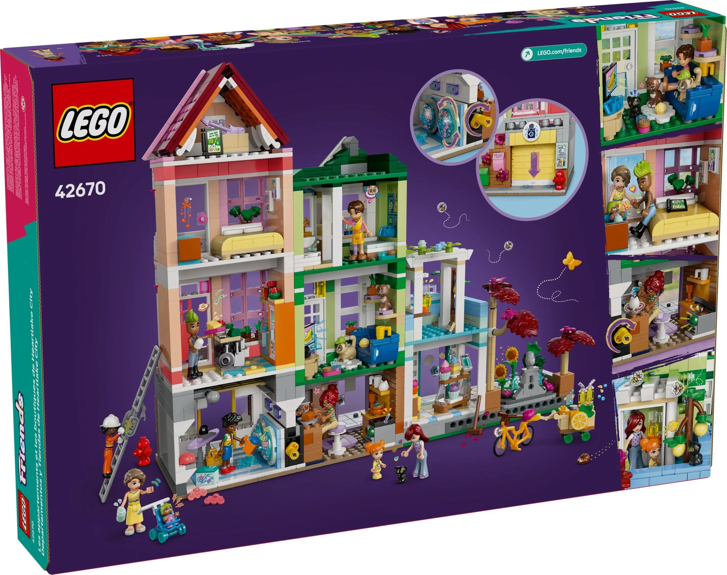 LEGO® 42670 Mieszkania i sklepy w mieście Heartlake - zdjęcie 2