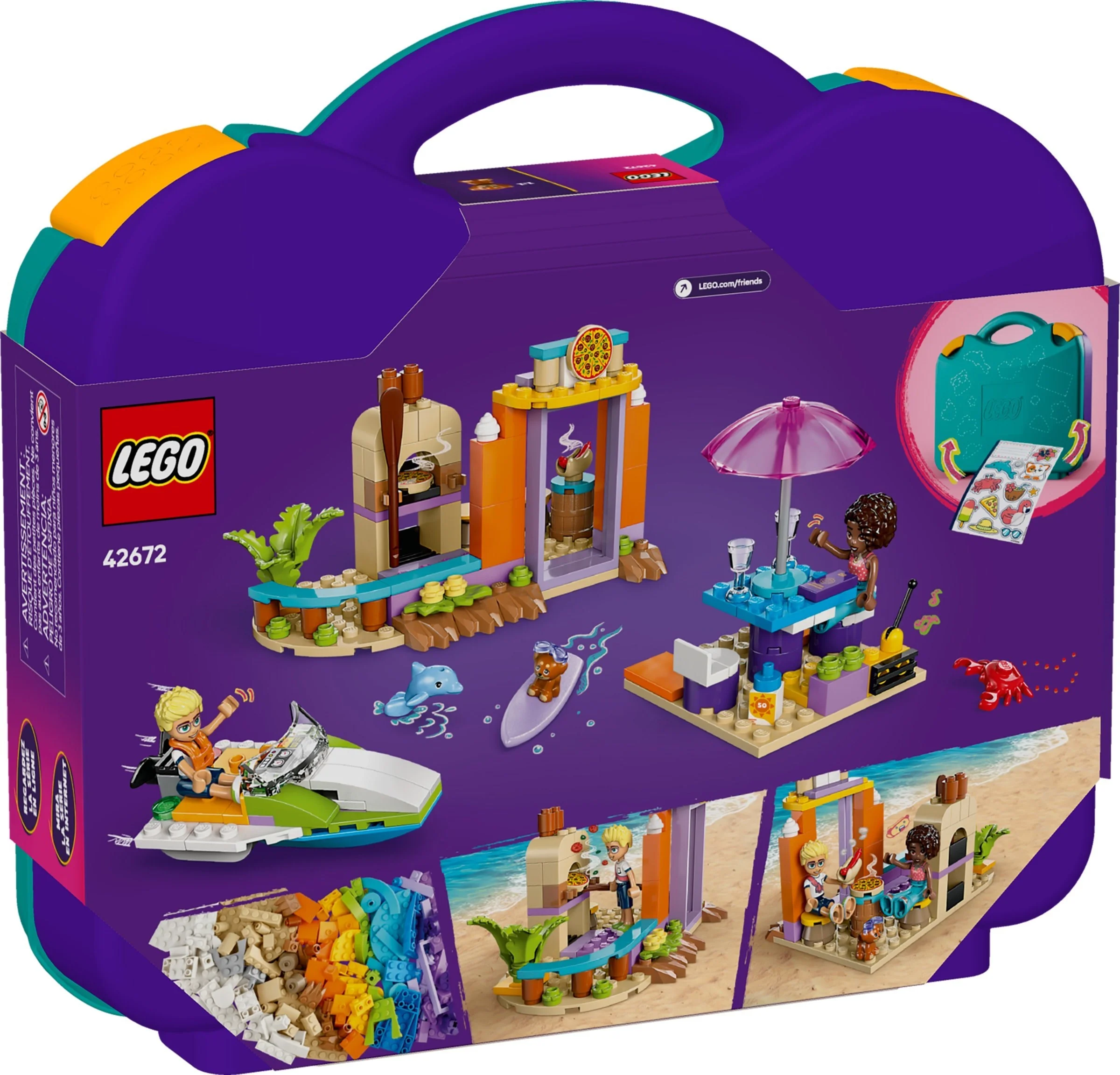 LEGO® 42672 Kreatywna walizka plażowa - zdjęcie 1