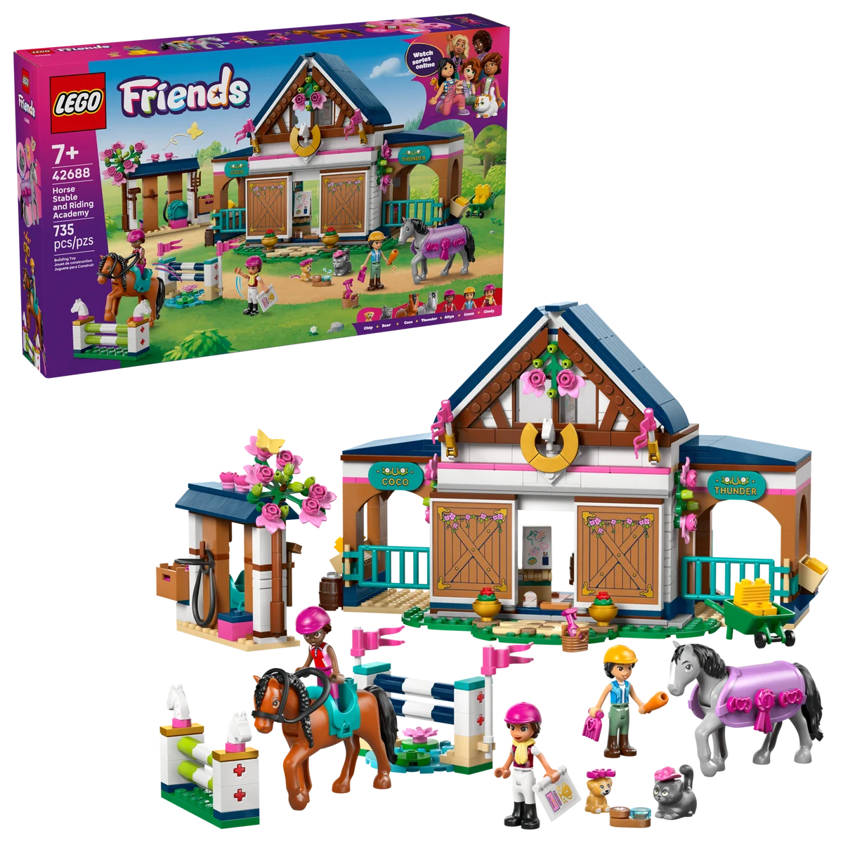 LEGO® 42688 LEGO Friends Stadnina i szkółka jeździecka - zdjęcie 3