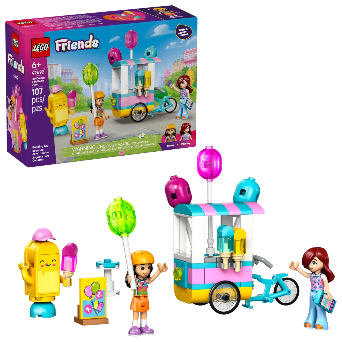 LEGO® 42692 LEGO Friends Stoisko z lodami i balonami - zdjęcie 9
