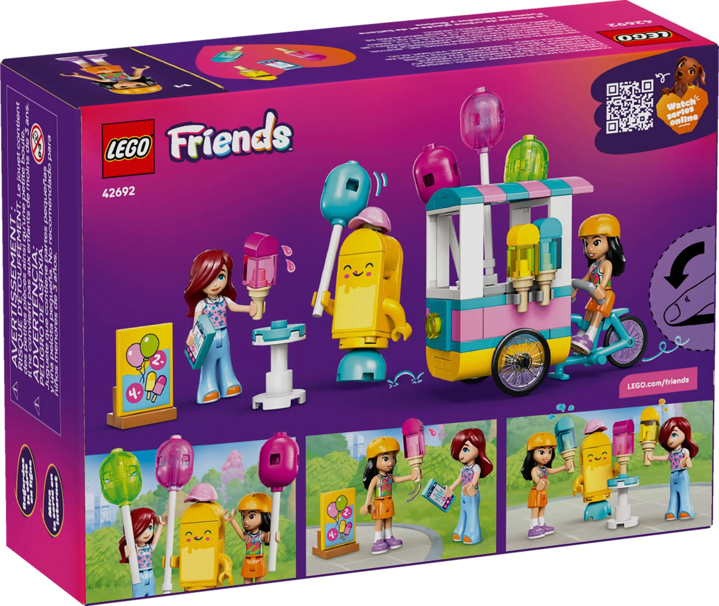 LEGO® 42692 LEGO Friends Stoisko z lodami i balonami - zdjęcie 1