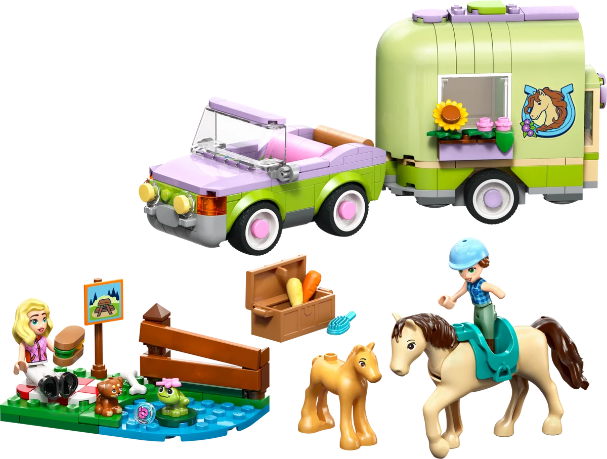 LEGO® 42695 LEGO Friends Przyczepa z koniem i źrebaczkiem - zdjęcie 2