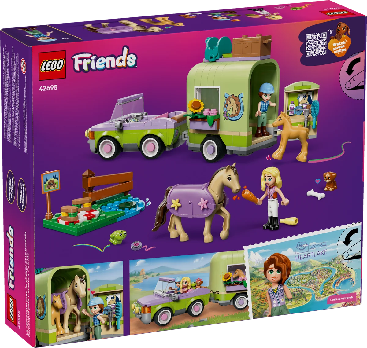 LEGO® 42695 LEGO Friends Przyczepa z koniem i źrebaczkiem - zdjęcie 7